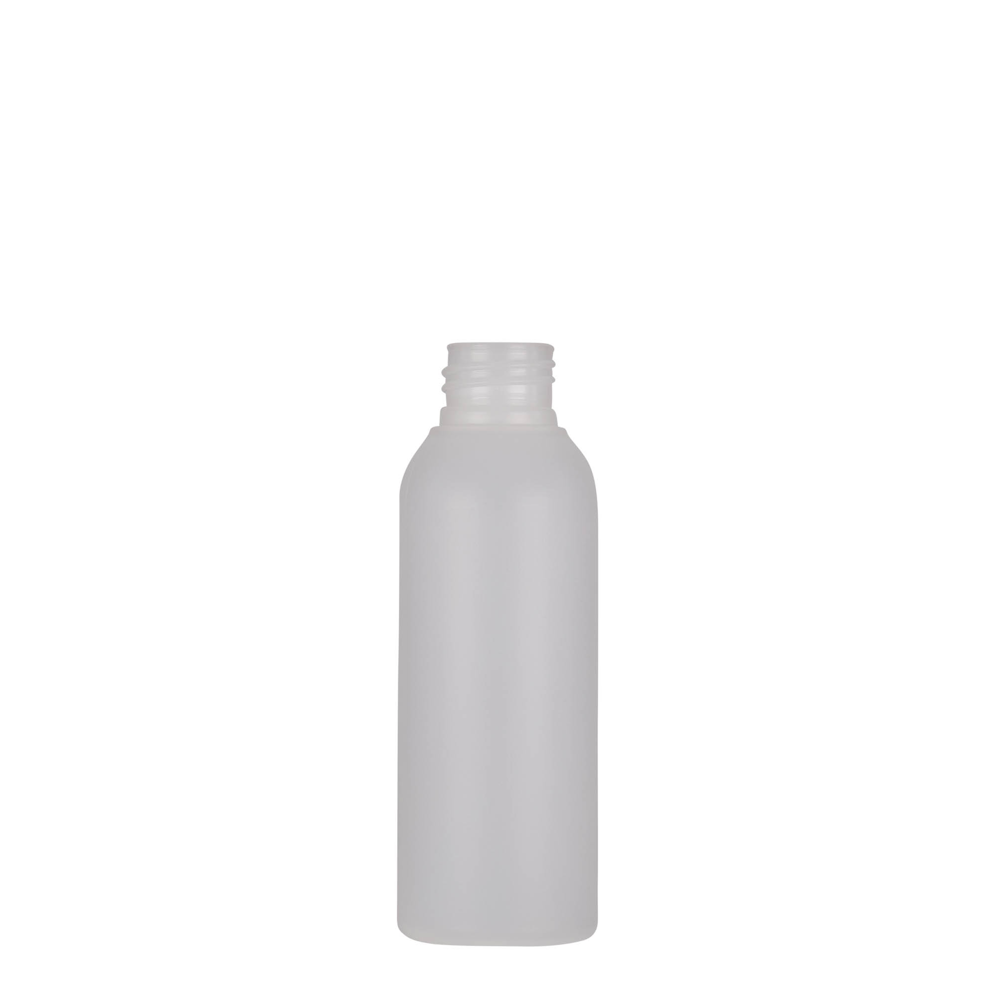 100 ml plastikflaske 'Tuffy', HDPE, natur, tud: 24/410