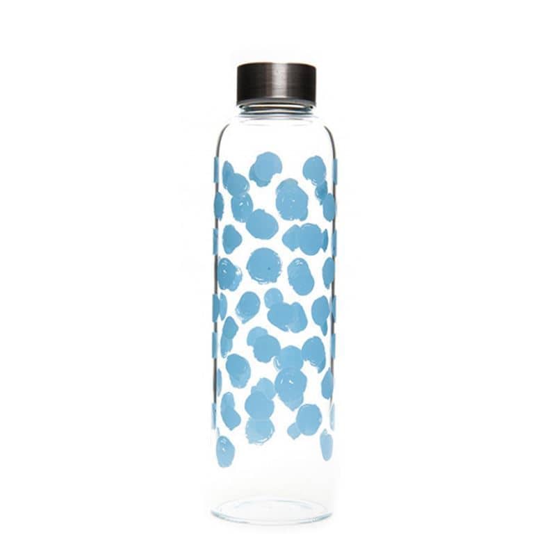 500 ml drikkeflaske 'Perseus', motiv: Blå prikker, åbning: Skruelåg