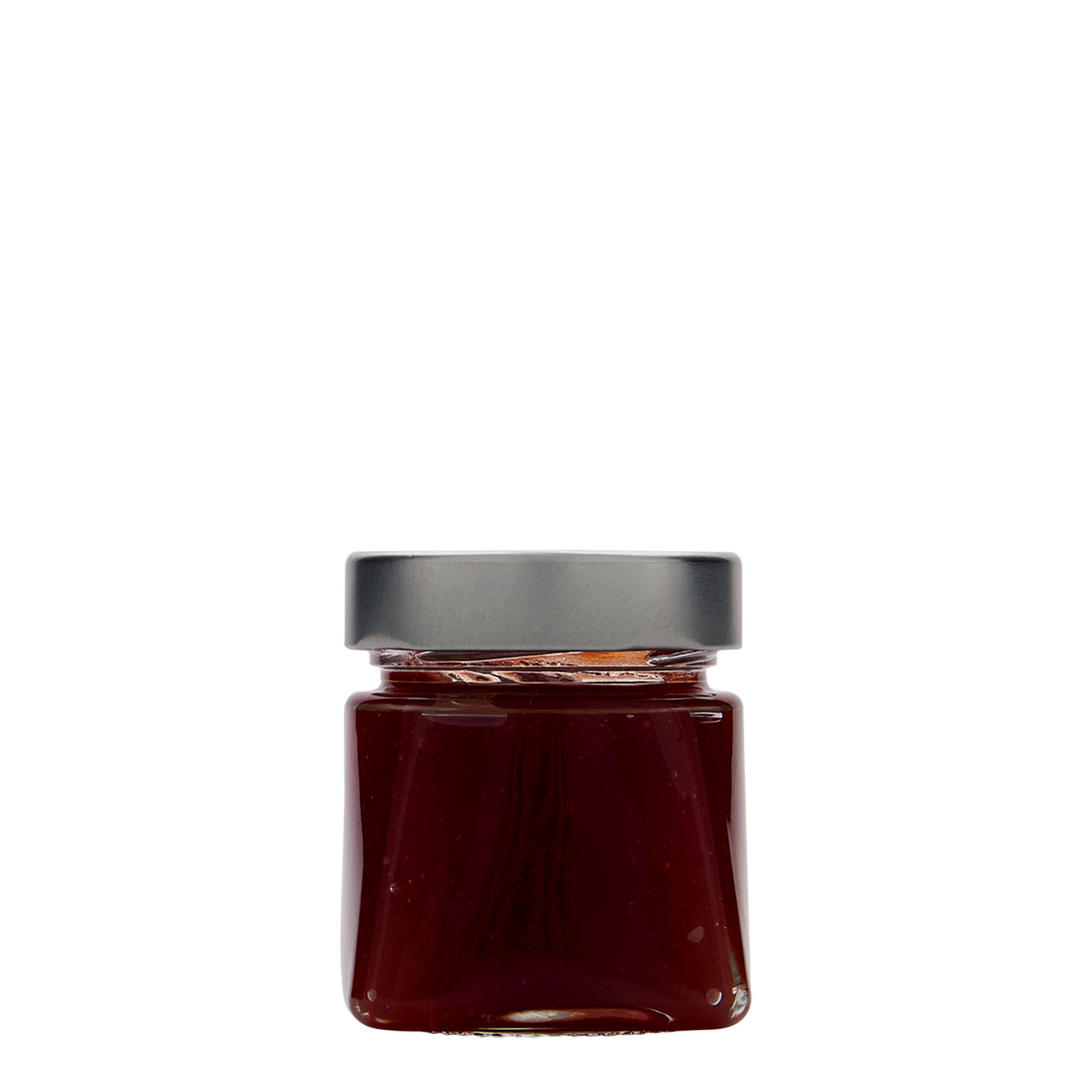 106 ml firkantet glas »Luxor«, åbning: Deep-Twist-off (DTO 58)