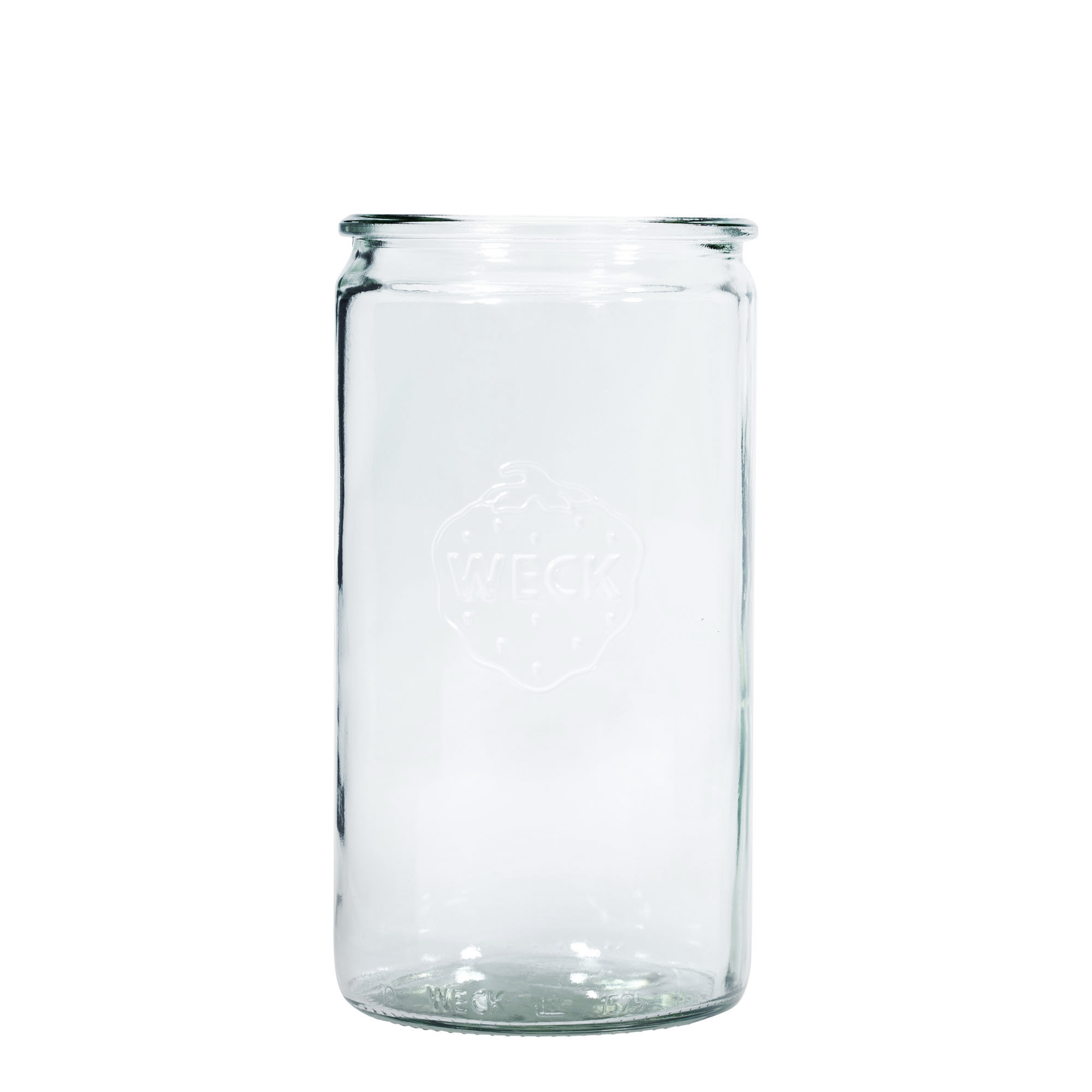 1.575 ml WECK-cylinderglas, åbning: rund kant 1.575 ml WECK-cylinderglas, åbning: rund kant