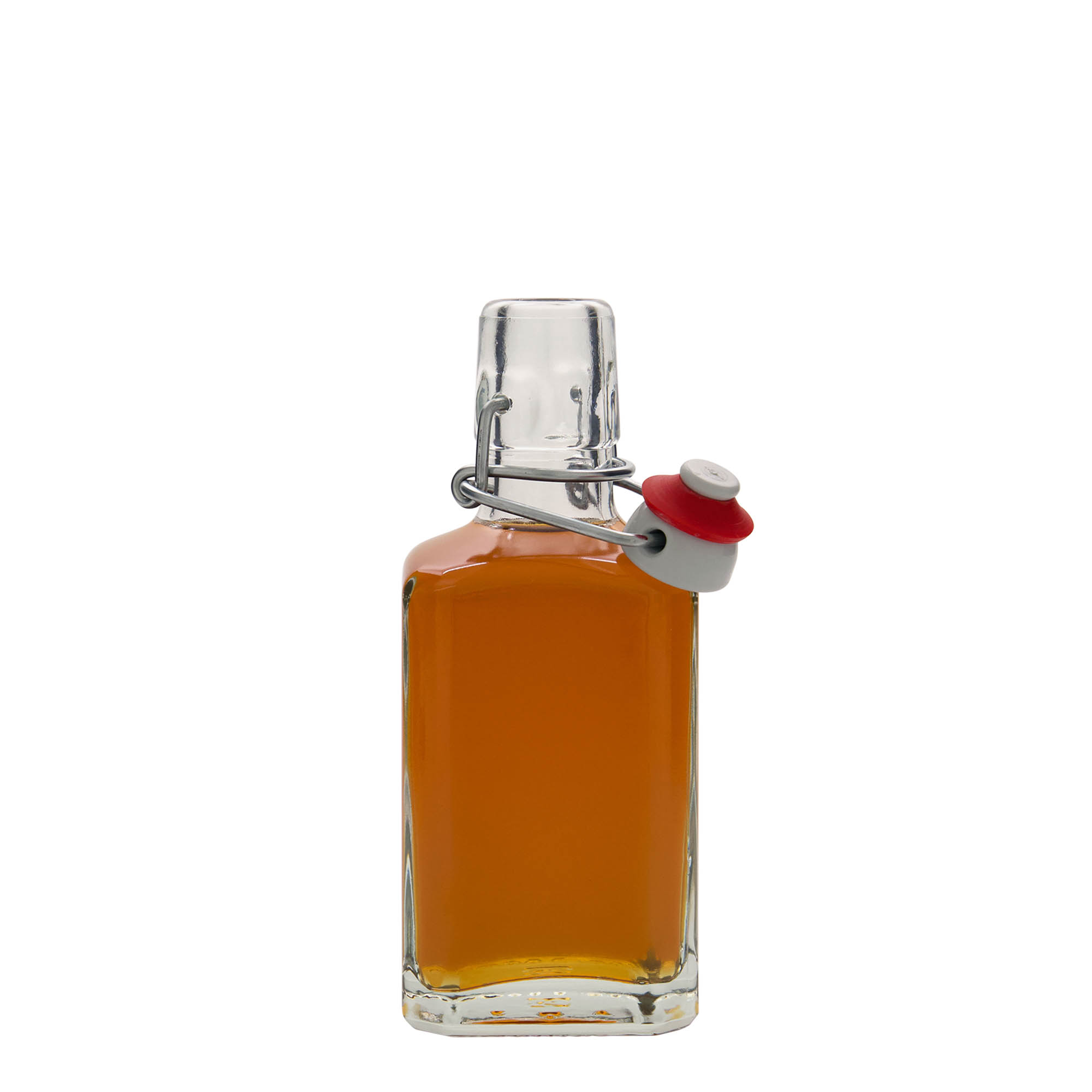 250 ml glasflaske »Rialto«, firkantet, åbning: patentprop