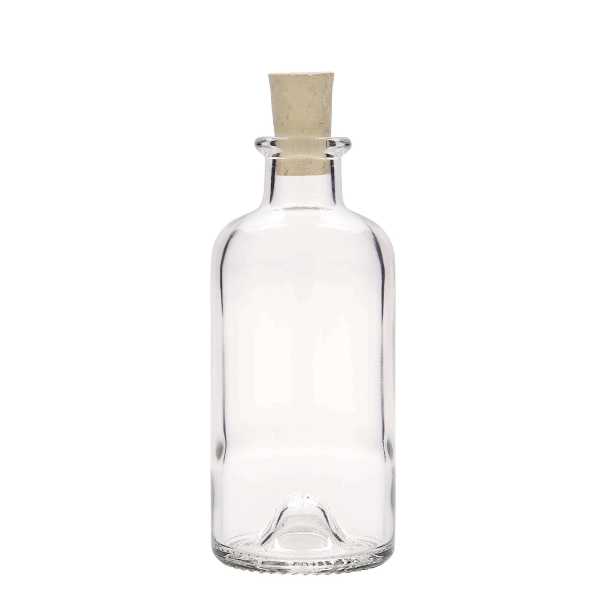 200 ml glasflaske apoteker, åbning: kork
