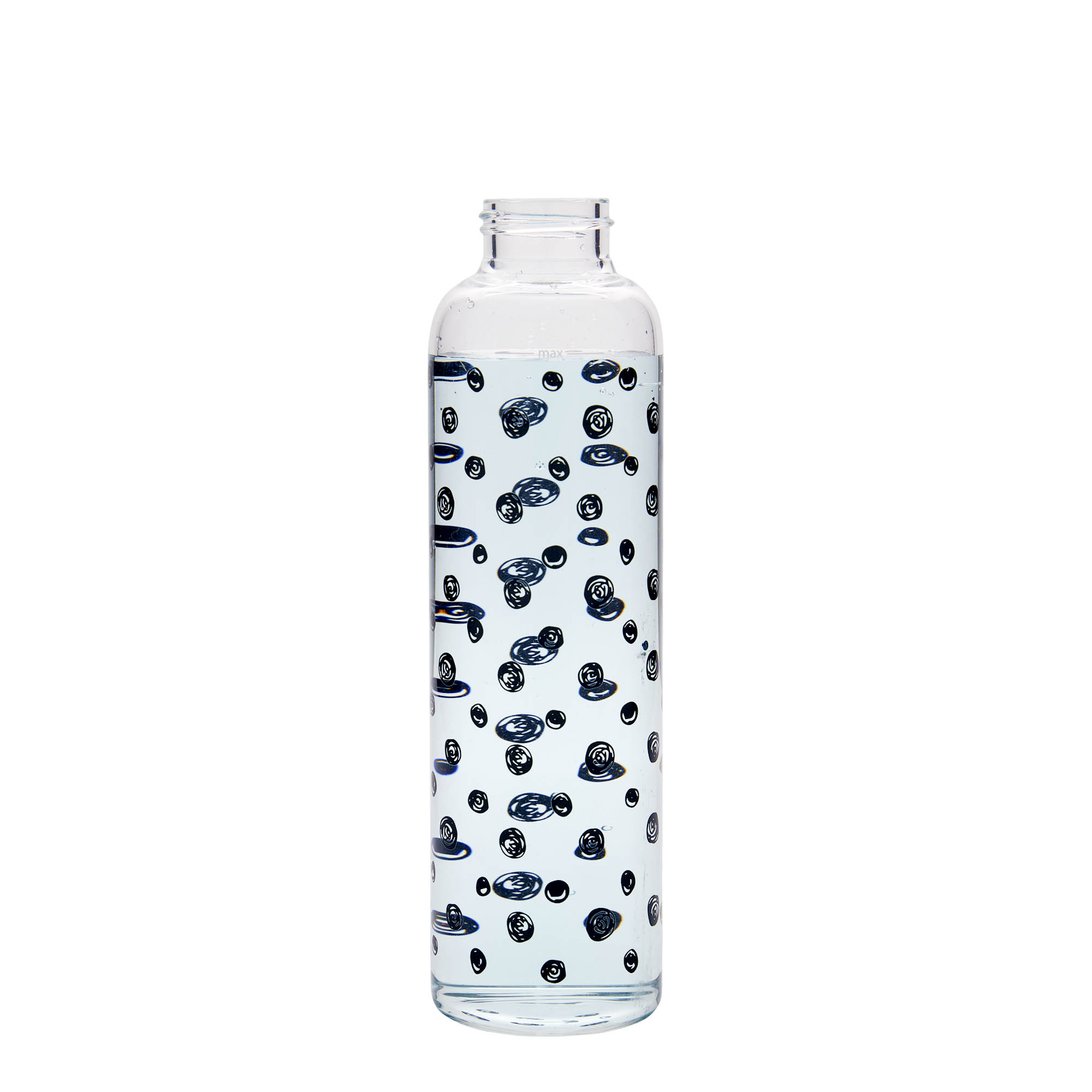 500 ml drikkedunk »Perseus - Sorte prikker«, åbning: skruelåg