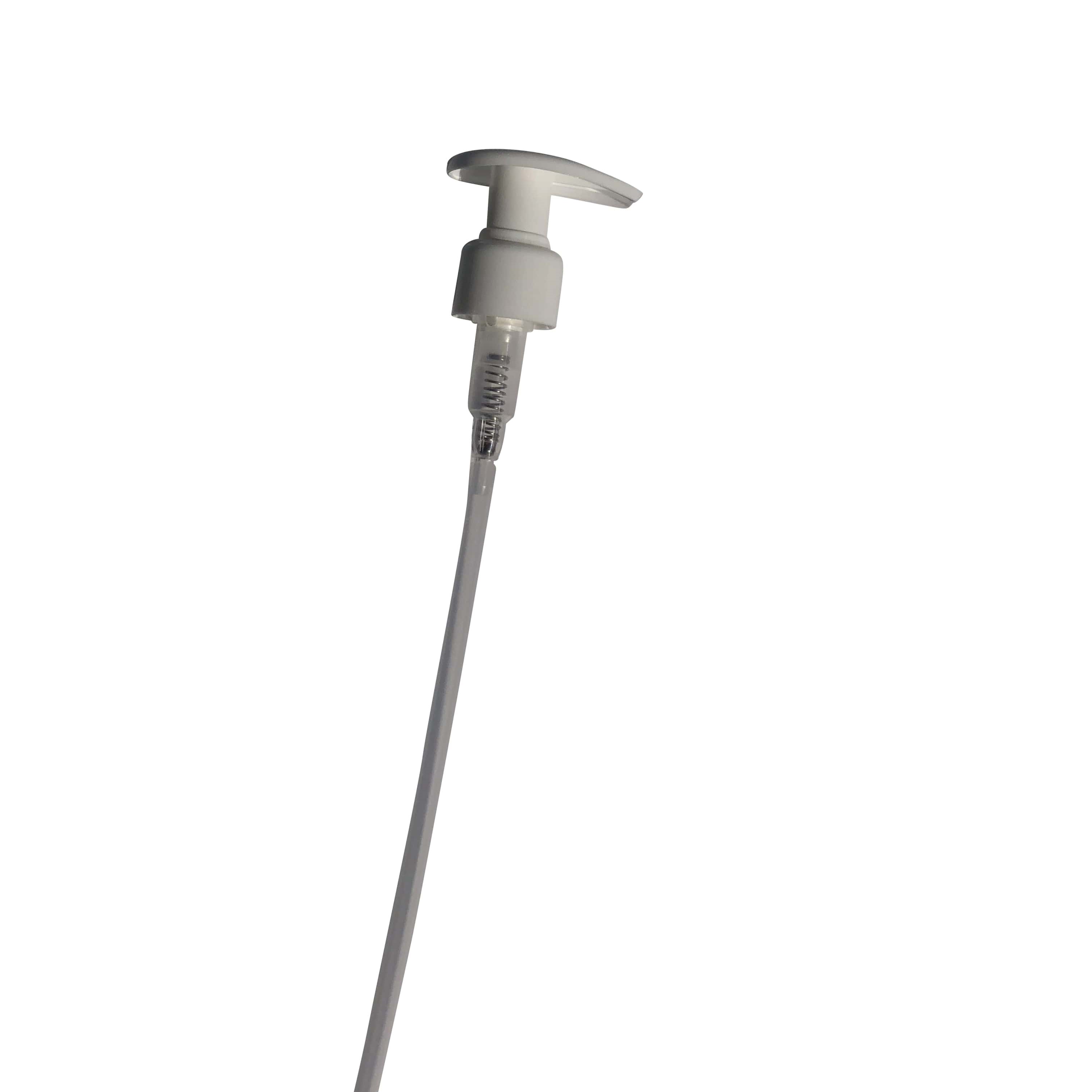 Skruelåg dispenserpumpe, PP-plast, hvid, til åbning: GPI 24/410 Skruelåg dispenserpumpe, PP-plast, hvid, til åbning: GPI 24/410