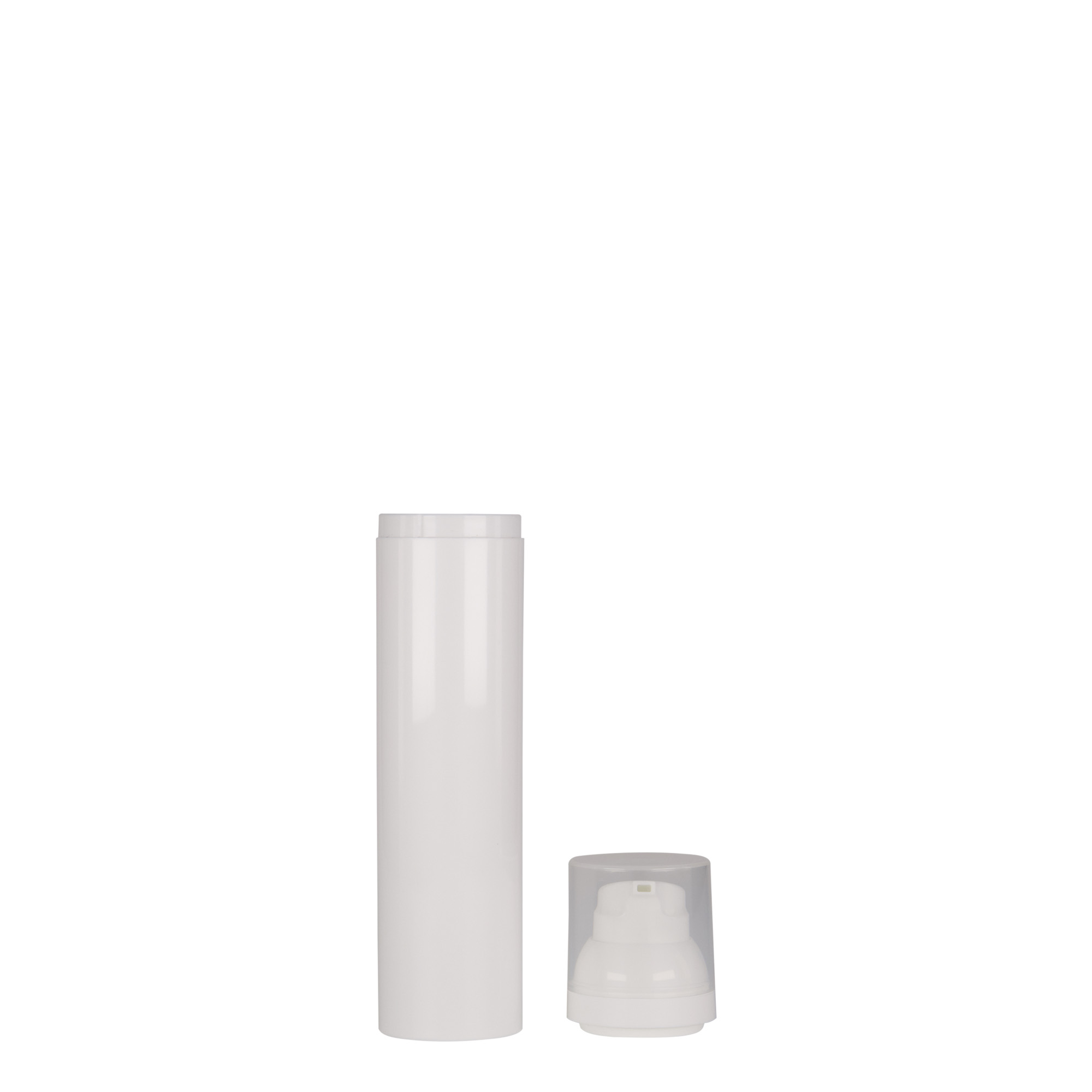 100 ml Airless-dispenser 'Mezzo', PP-plast, hvid 100 ml Airless-dispenser 'Mezzo', PP-plast, hvid