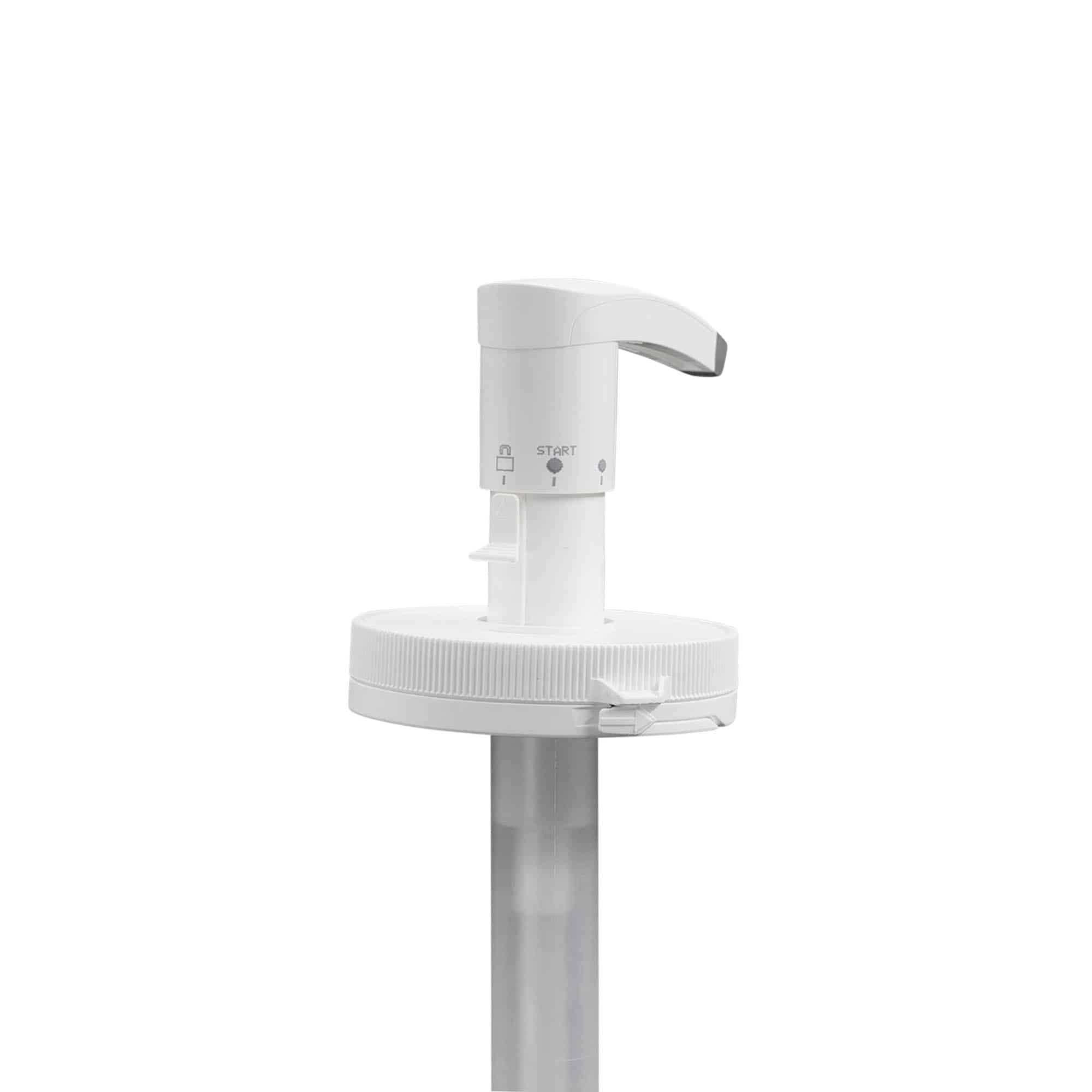 Dispenserpumpe til 655 ml 'Securibox', PE-plast, hvid, til åbning: Skruelåg