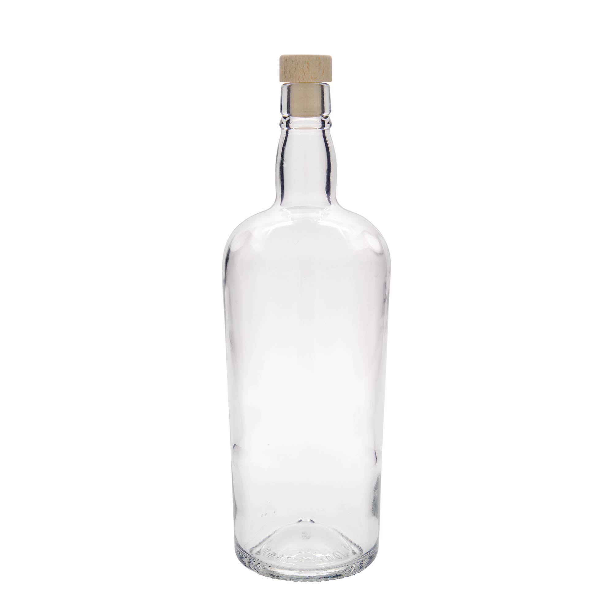 1000 ml glasflaske 'Edinburgh', åbning: kork 1000 ml glasflaske 'Edinburgh', åbning: kork