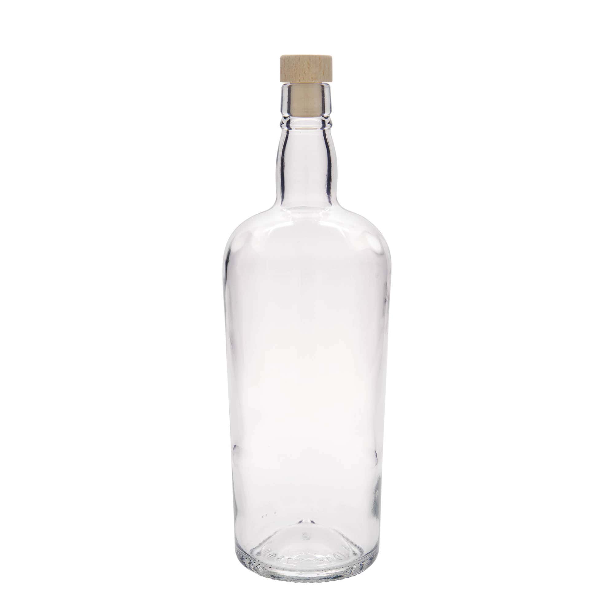 1000 ml glasflaske 'Edinburgh', åbning: kork