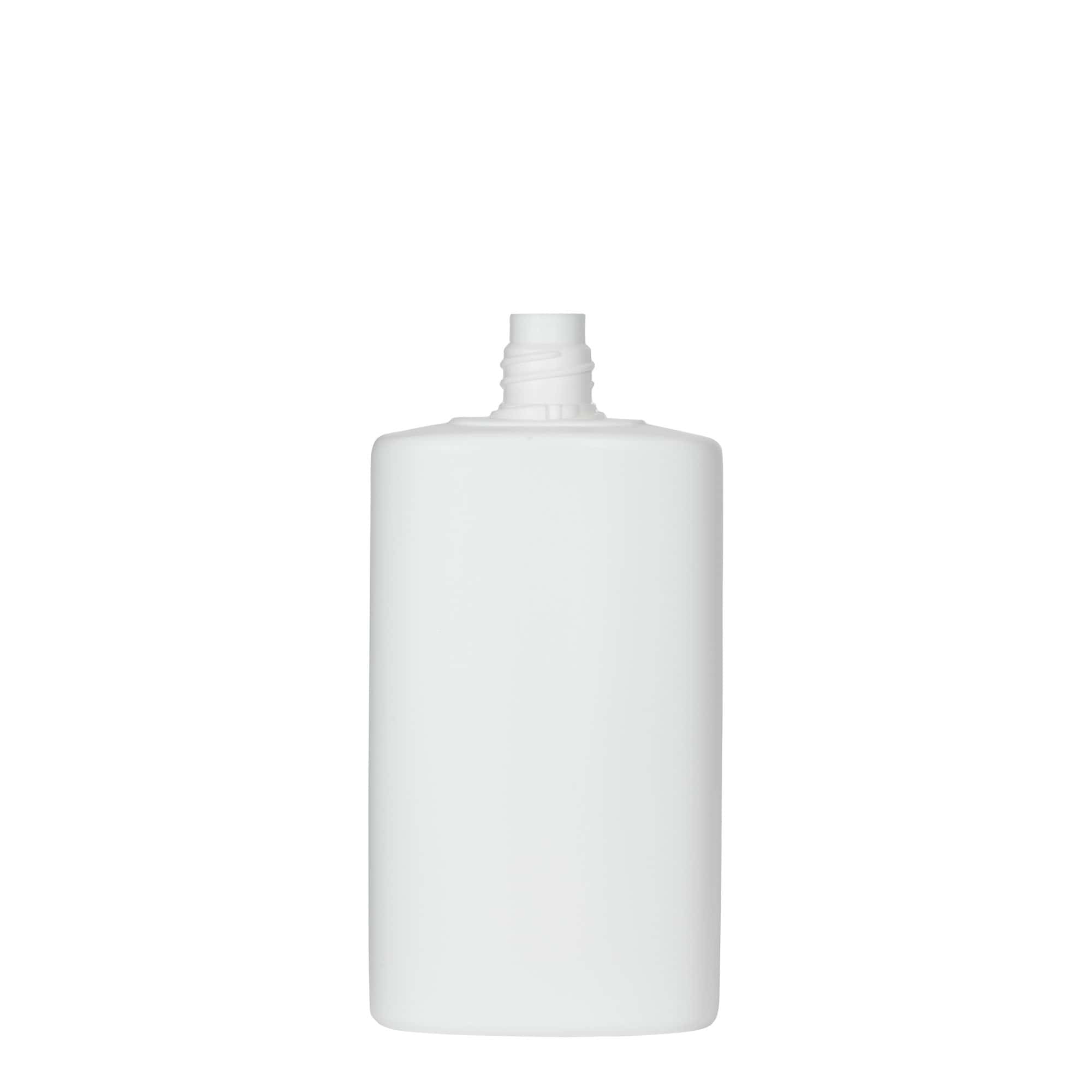 250 ml plastikflaske 'Indy', oval, HDPE, hvid, åbning: skruelåg
