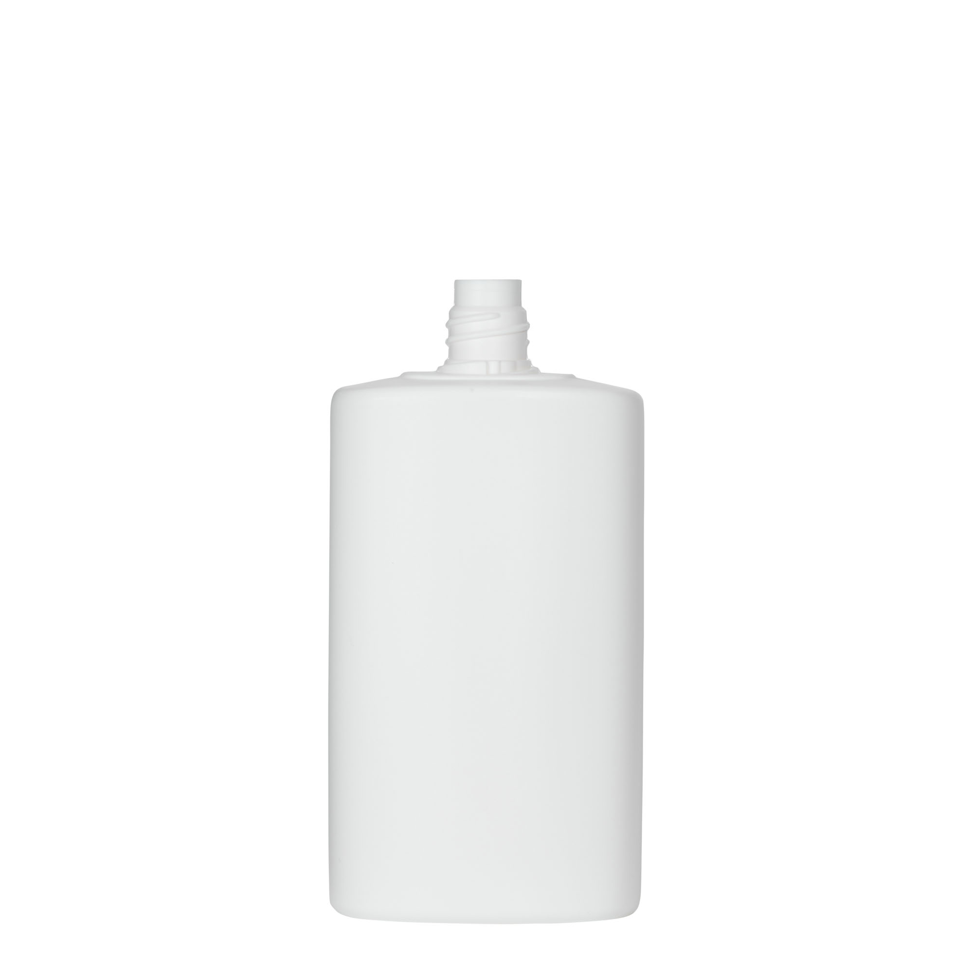 250 ml plastikflaske »Indy«, oval, HDPE, hvid, åbning: skruelåg