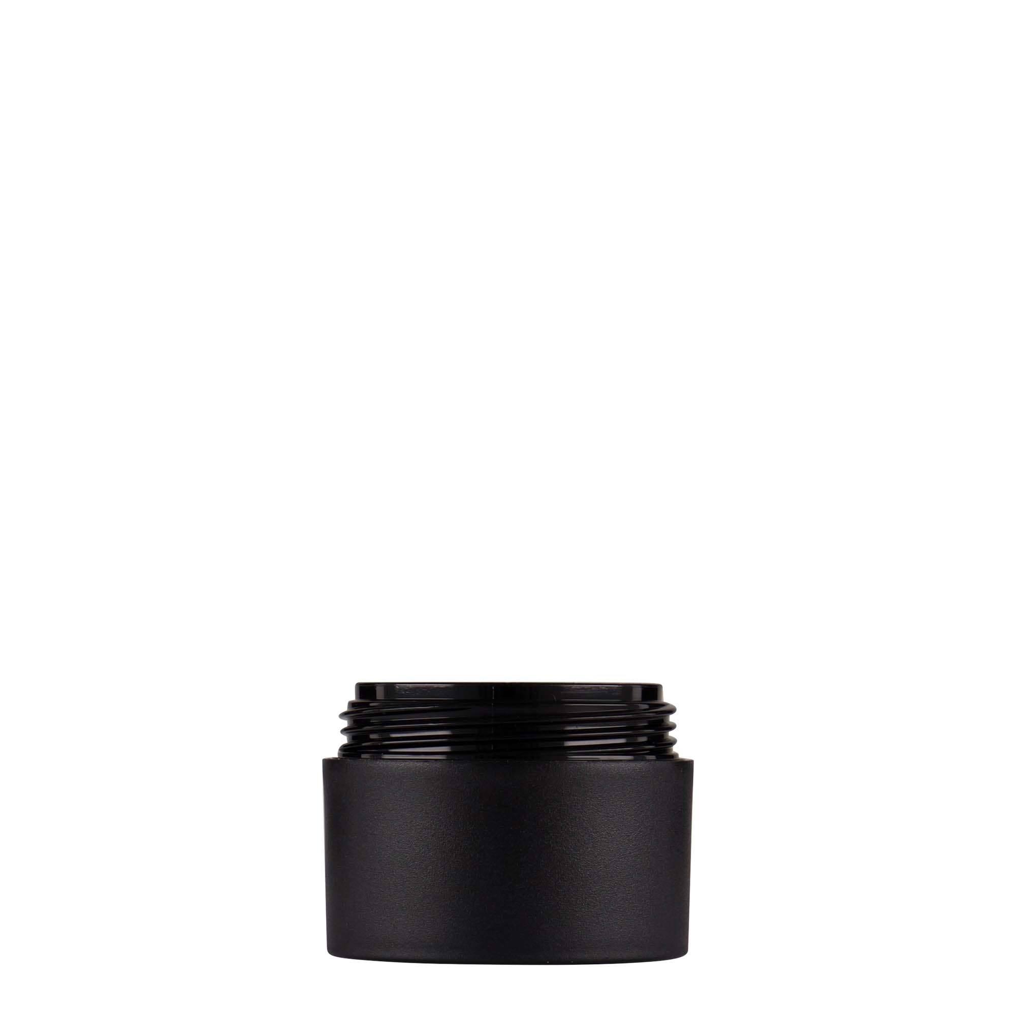 15 ml plastdåse 'Antonella', PP, sort, åbning: skruelåg 15 ml plastdåse 'Antonella', PP, sort, åbning: skruelåg