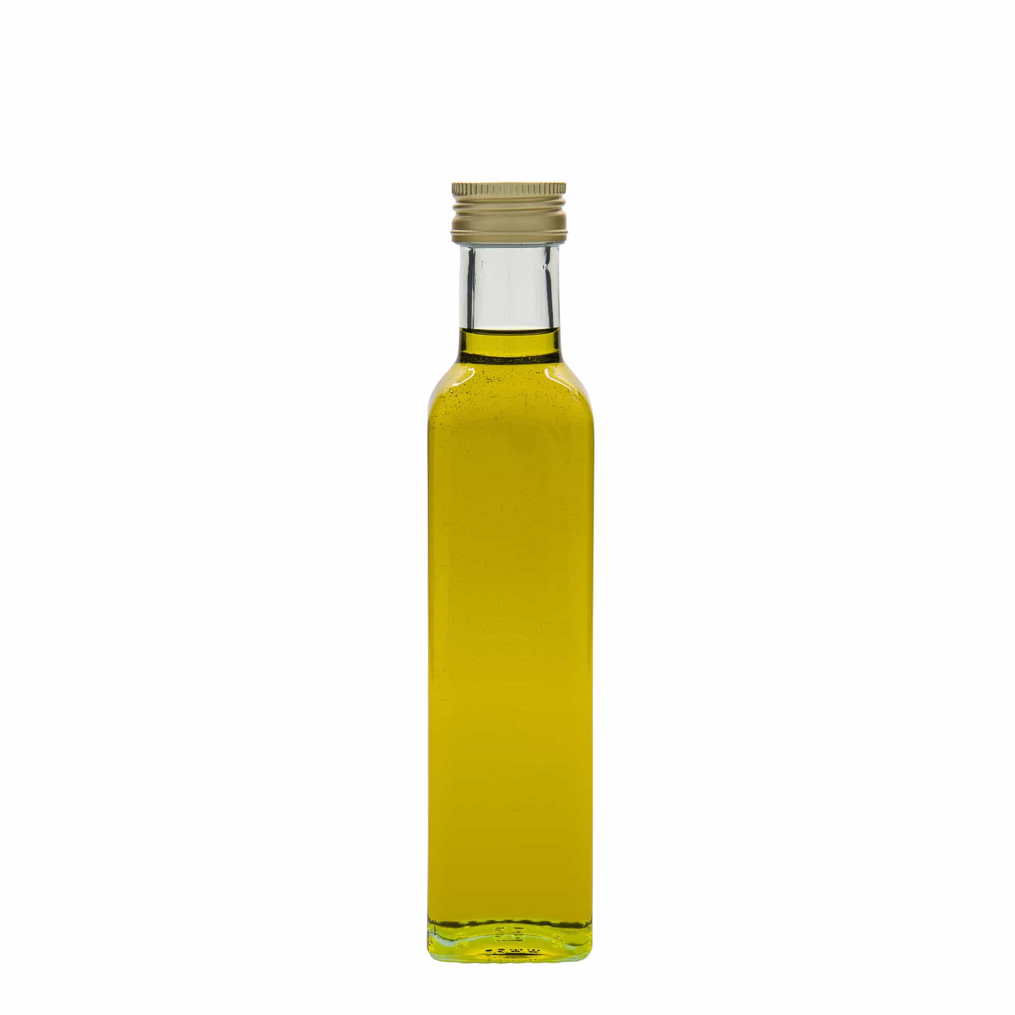 250 ml glasflaske 'Marasca', firkantet, åbning: PP 31,5