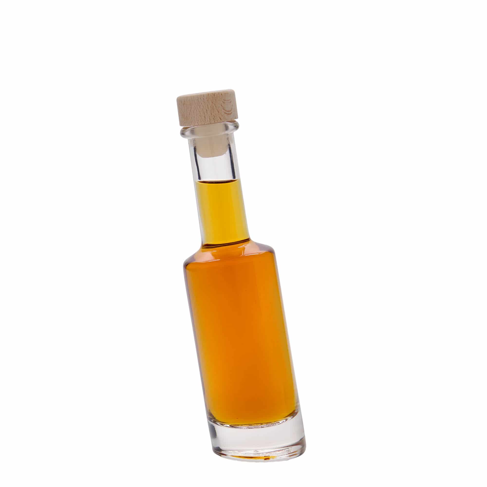 100 ml glasflaske 'Bounty', åbning: prop