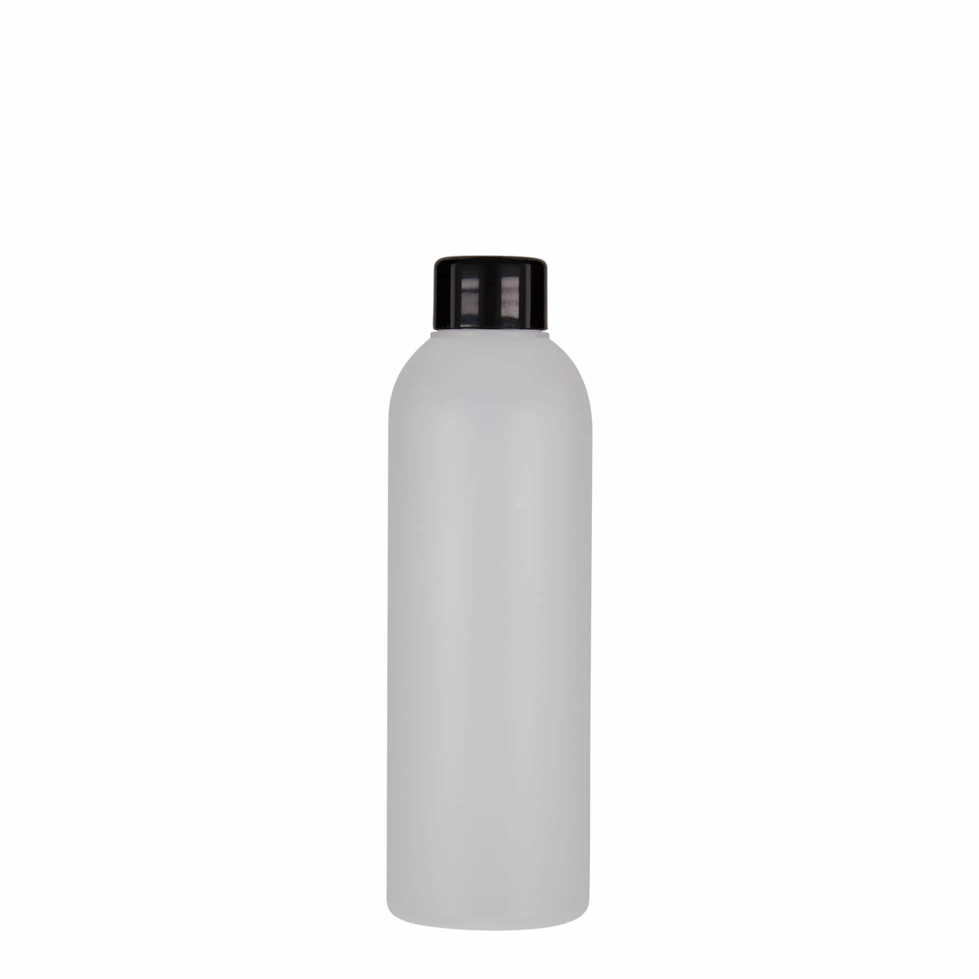 200 ml plastikflaske »Tuffy«, HDPE, natur, åbning: 24/410