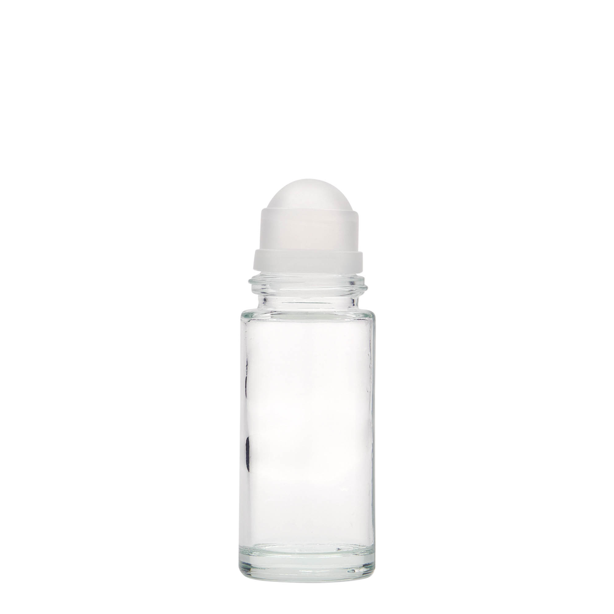 50 ml roll-on-flaske, glas, åbning: skruelåg