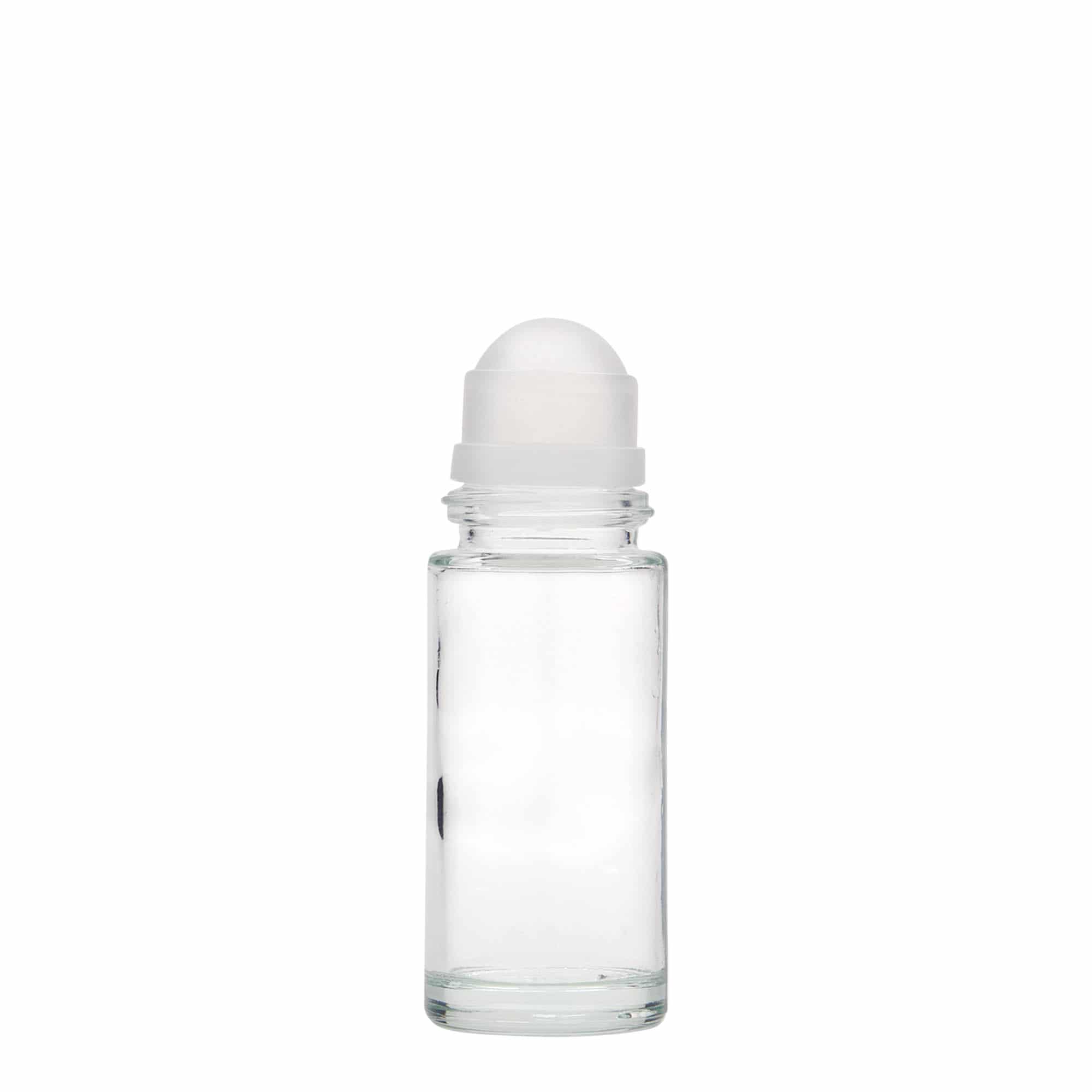 50 ml roll-on-flaske, glas, åbning: skruelåg