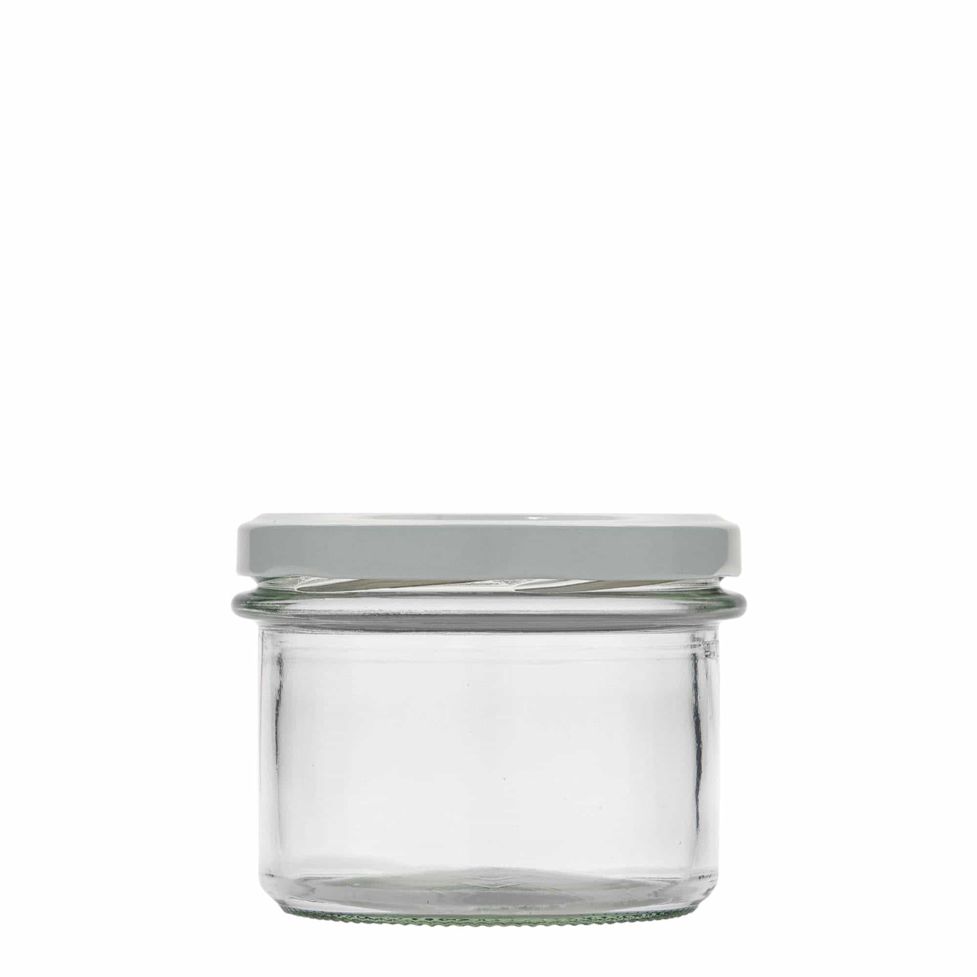 235 ml cylindrisk sylteglas, åbning: Twist-off (TO 82)