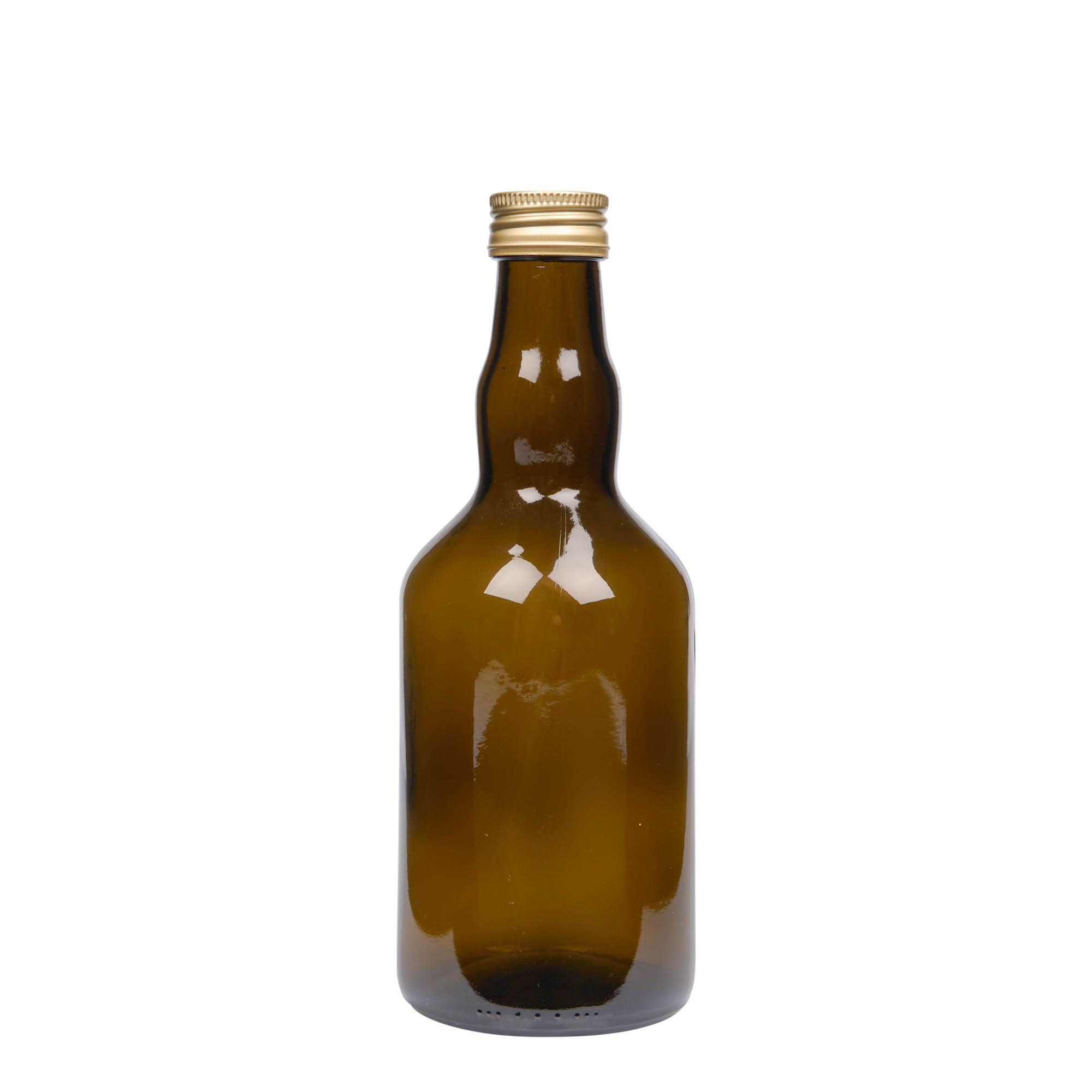 500 ml glasflaske 'Olona', antikgrøn, munding: PP 31,5