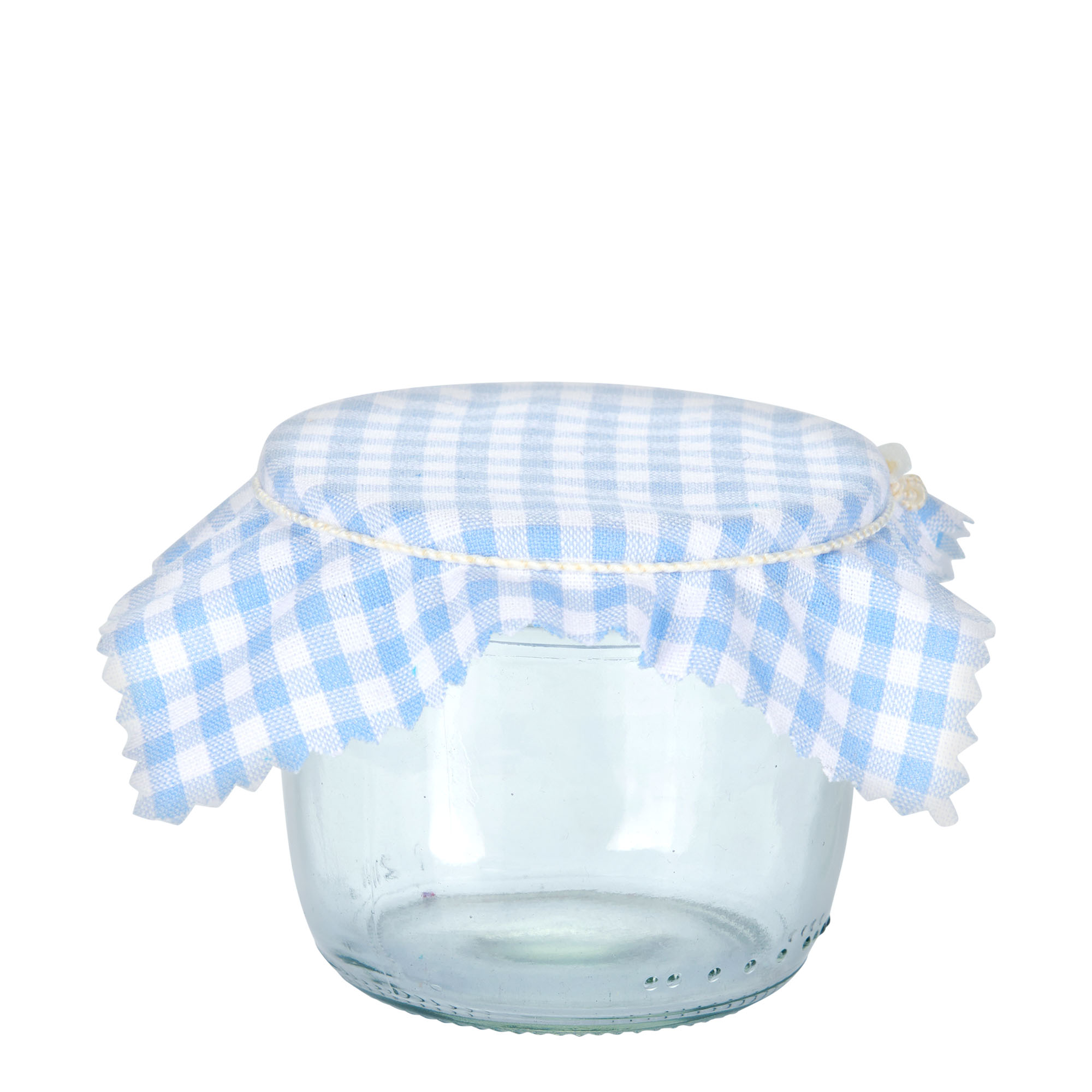 Stofserviet ternet 12x12, kvadratisk, tekstil, lyseblå, åbning: TO38-TO53