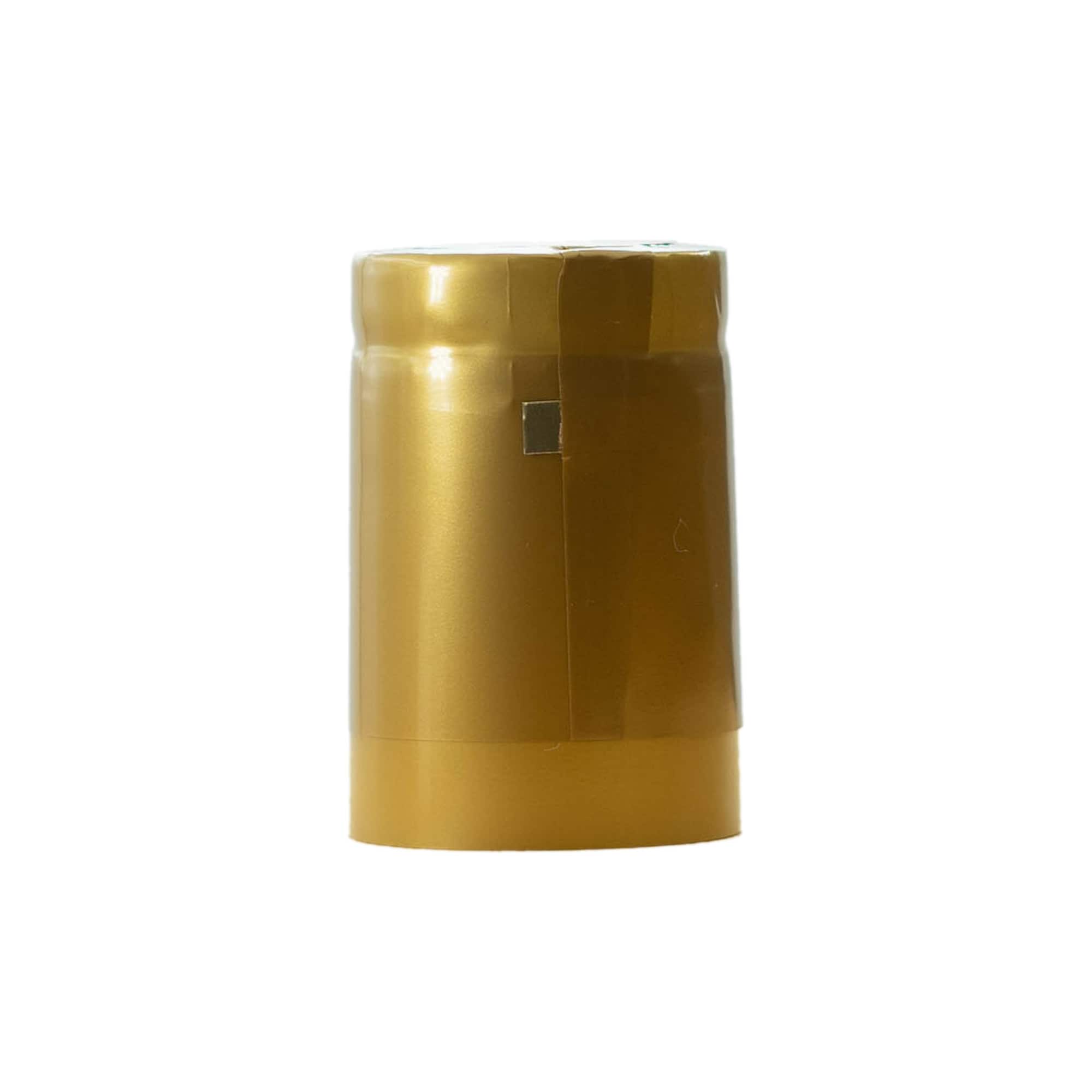 Skrumpkapsel 32x41, PVC-plast, guld