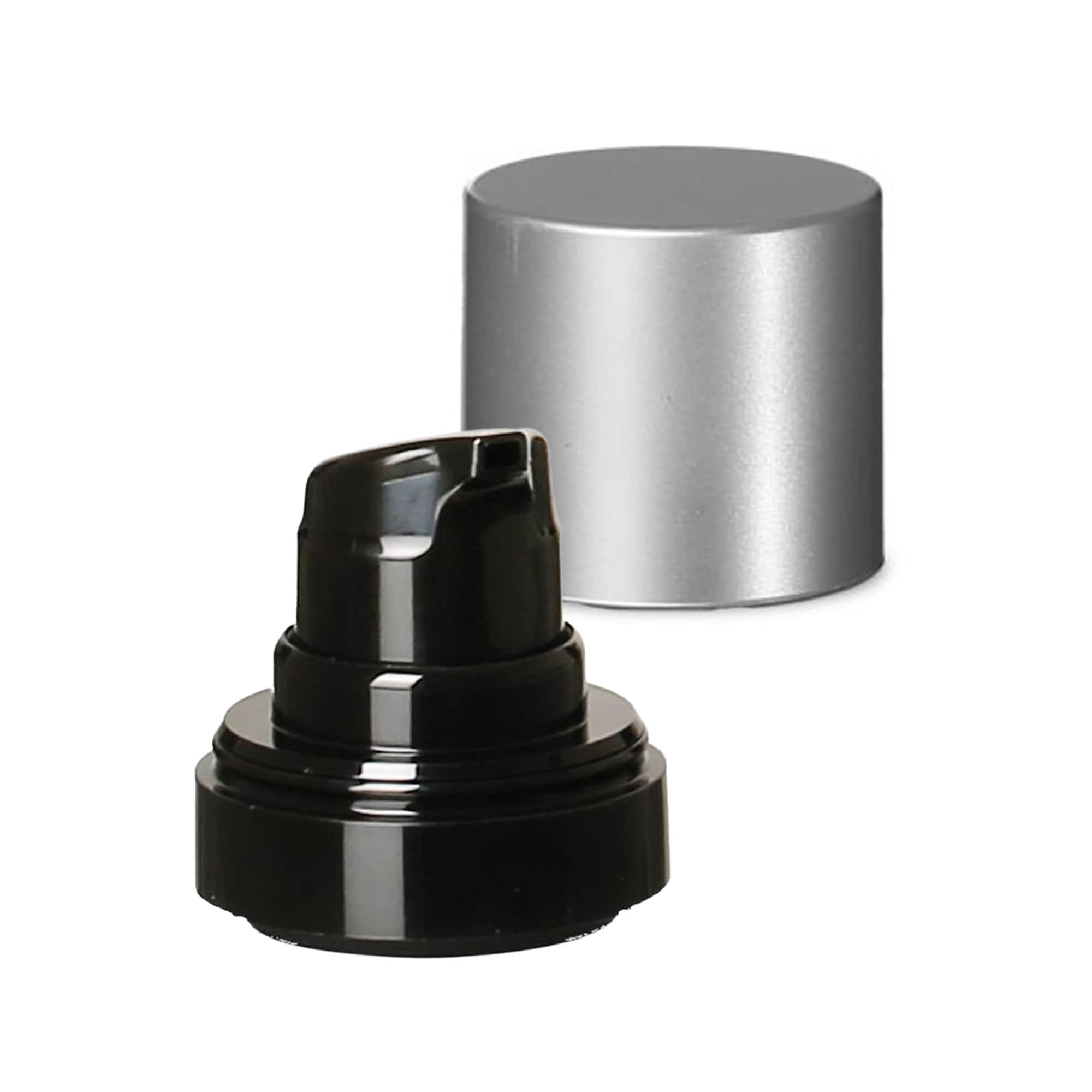 Airless dispenser pumpehoved 'Micro', PP-plast, sort