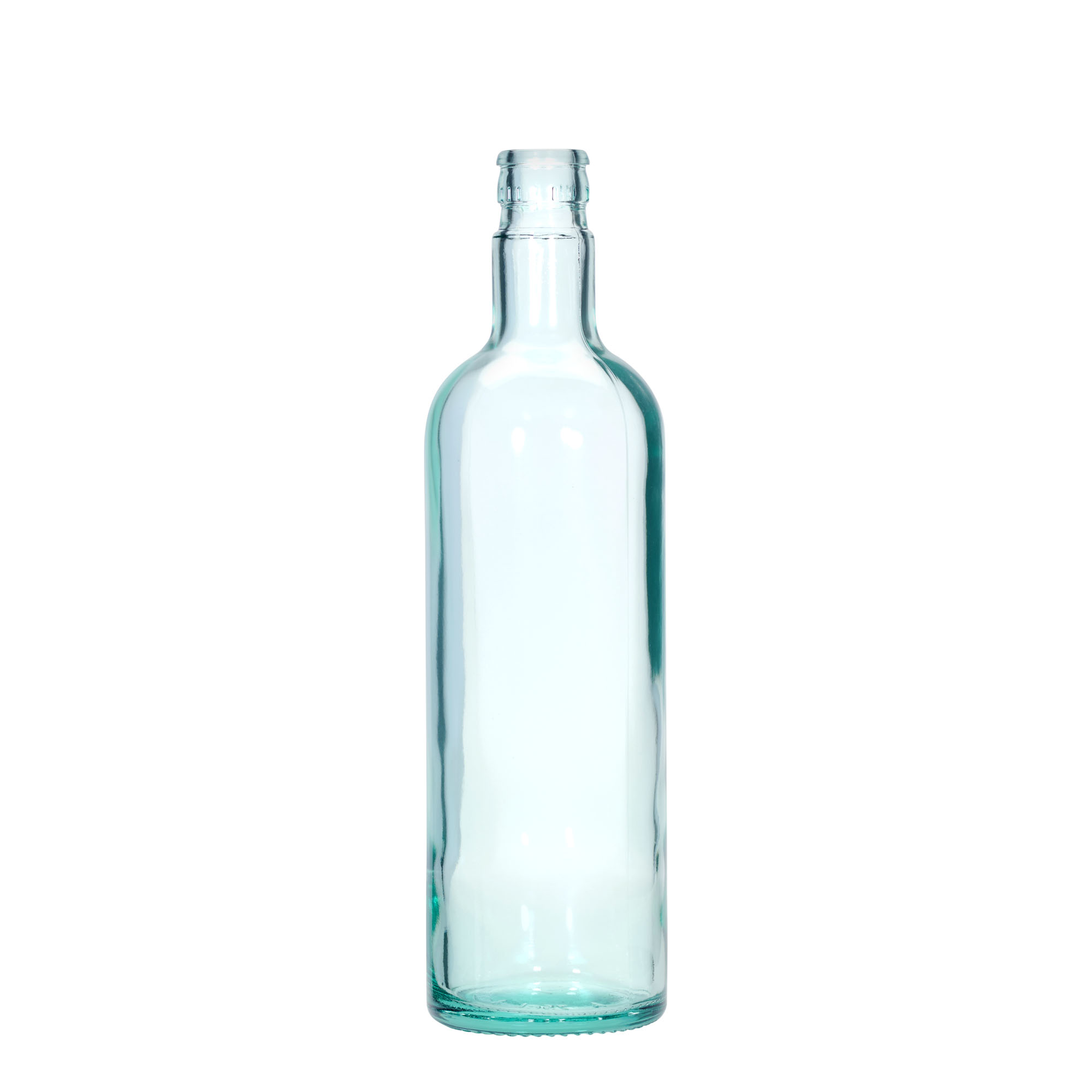 750 ml eddike-/olieflaske 'Willy New', glas, lysegrøn, åbning: DOP