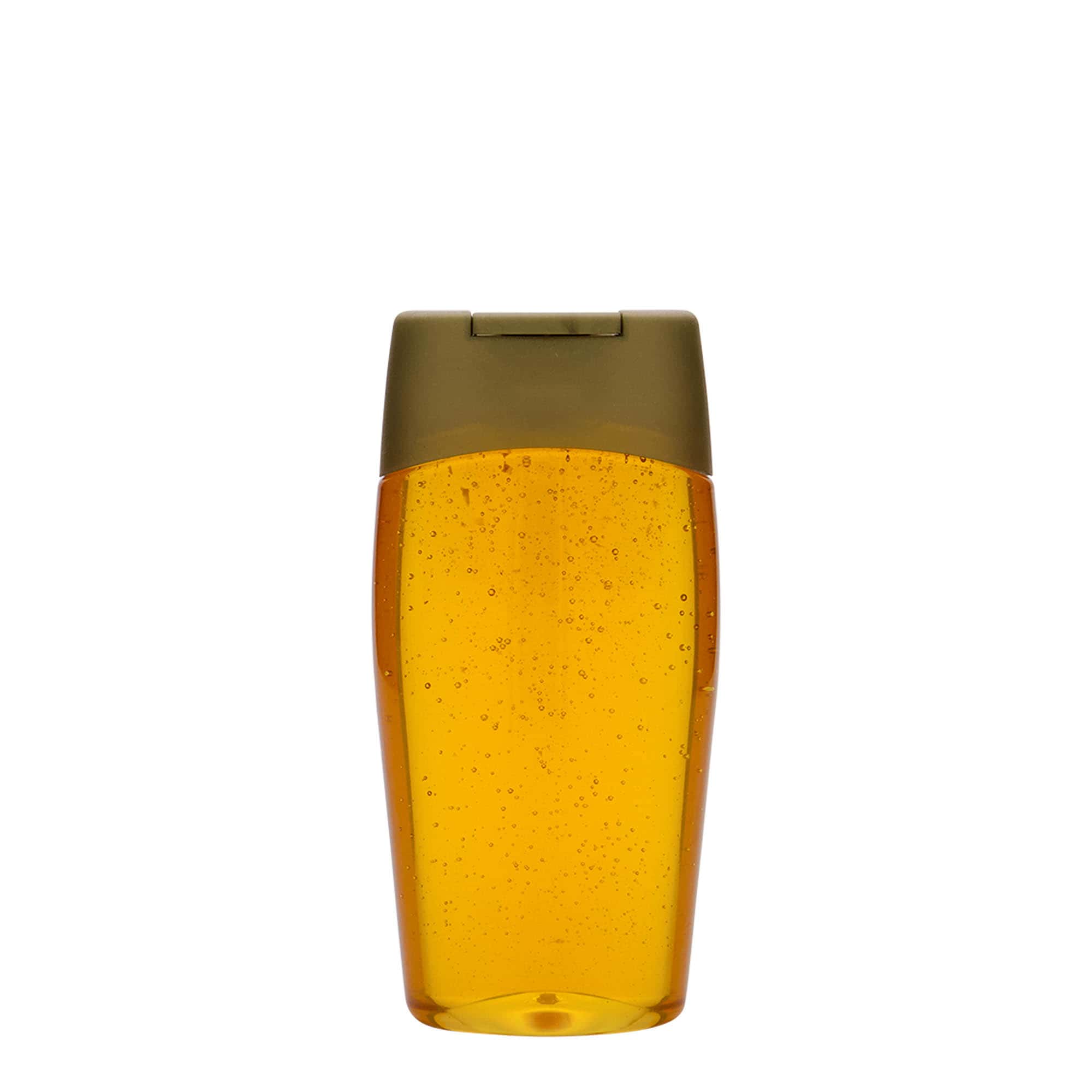 200 ml PET-flaske 'Squeeze', oval, plastik