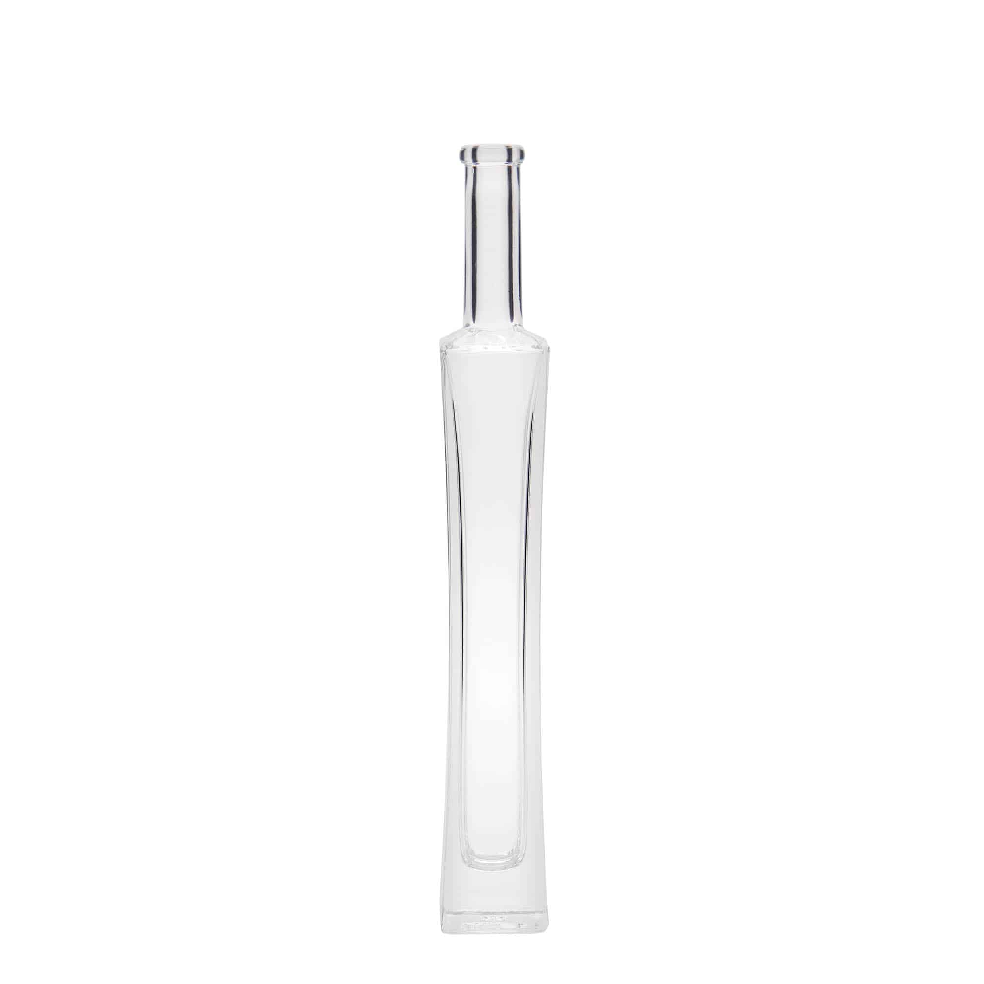 100 ml glasflaske 'Koko', firkantet, åbning: kork