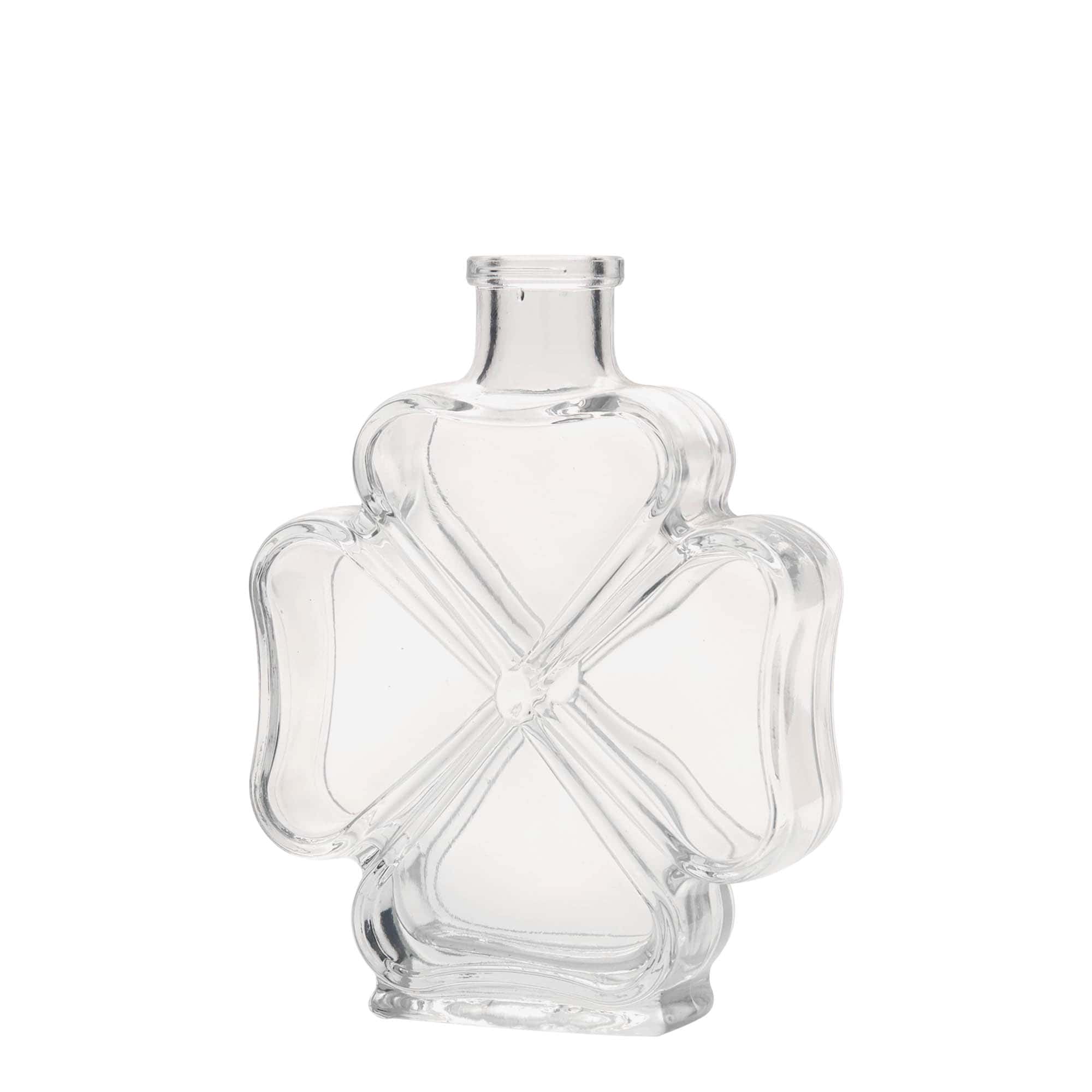 200 ml glasflaske 'Kleeblatt', åbning: kork 200 ml glasflaske 'Kleeblatt', åbning: kork