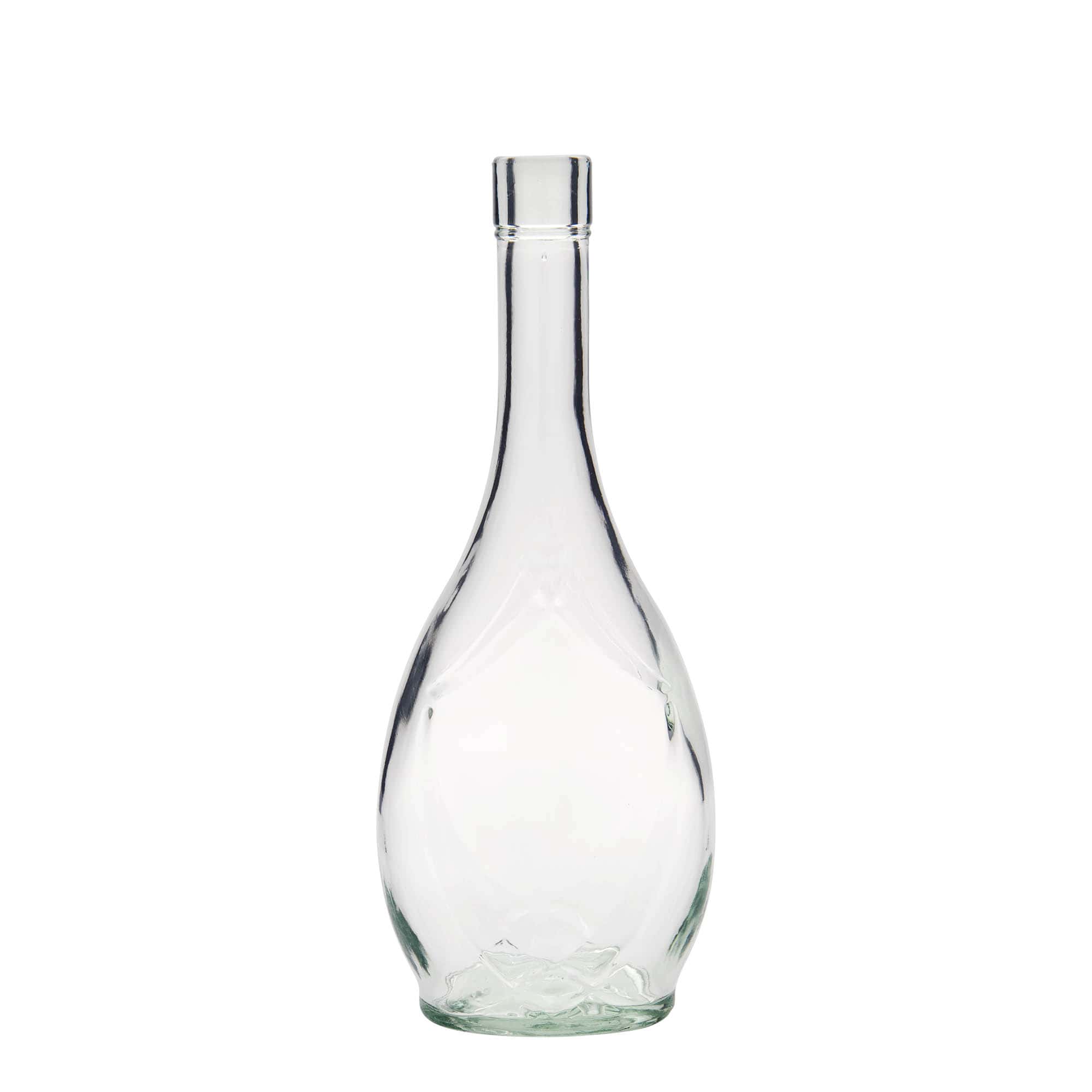 500 ml glasflaske 'Saragossa', oval, åbning: kork