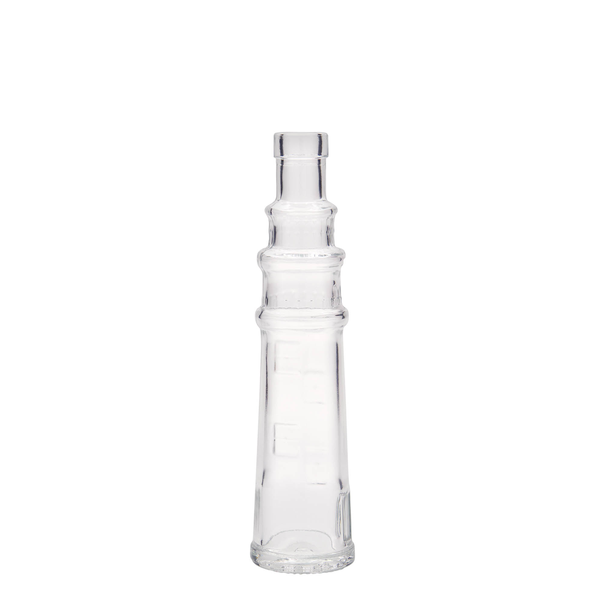 100 ml glasflaske 'Leuchtturm', åbning: kork