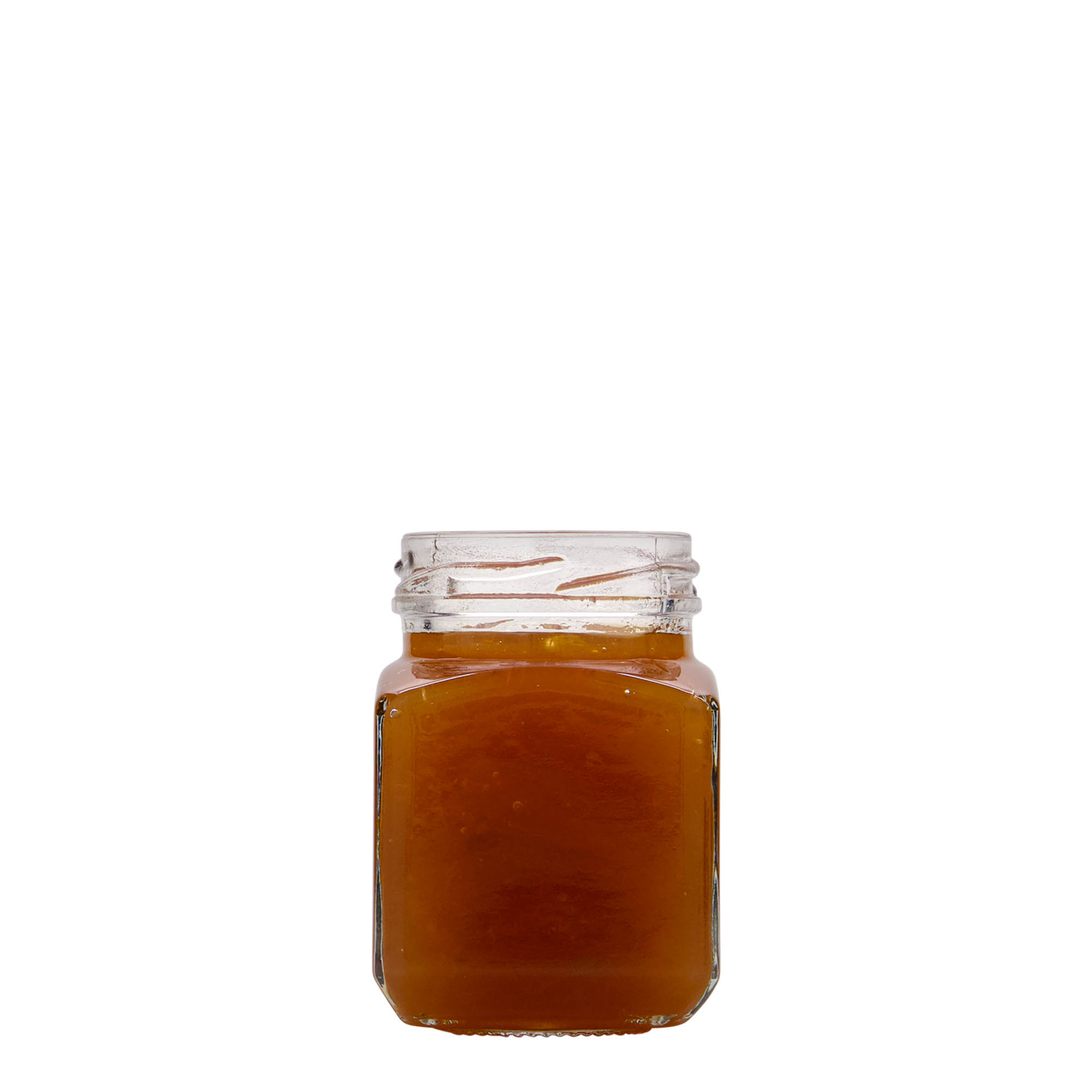 106 ml firkantet glas, åbning: Twist-Off (TO 48)