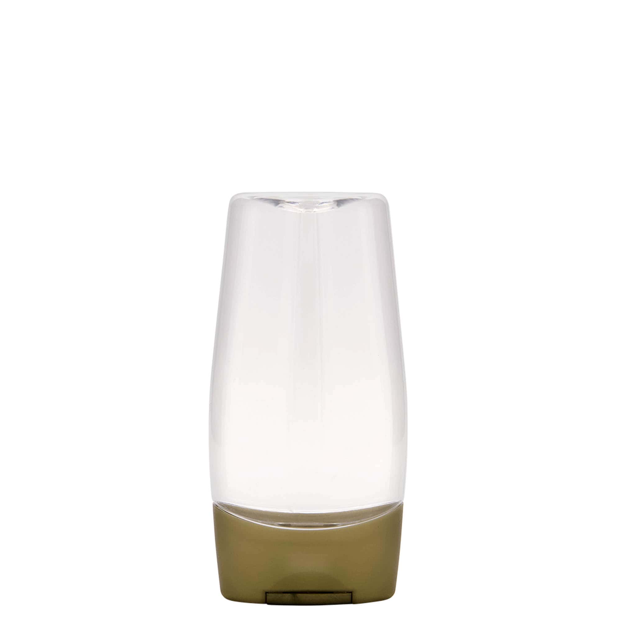 200 ml PET-flaske 'Squeeze', oval, plast