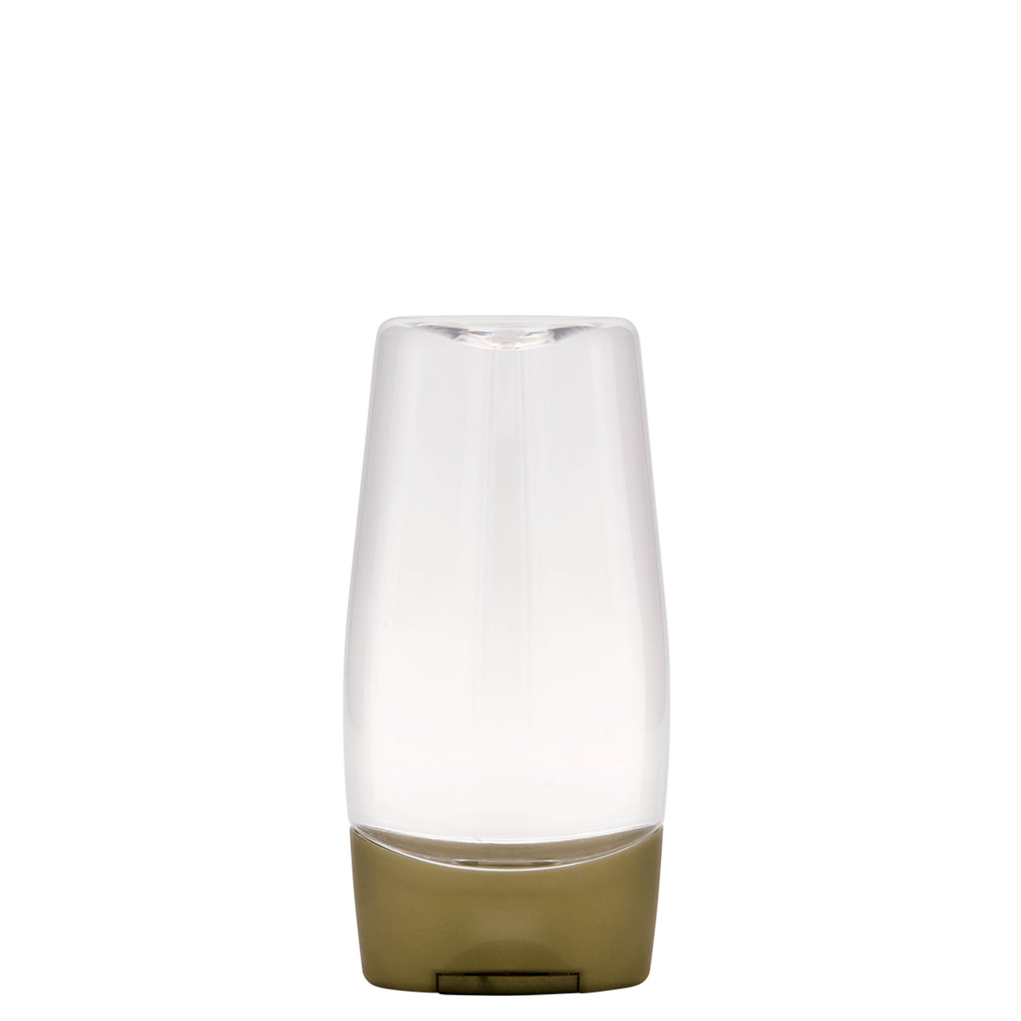 200 ml PET-flaske 'Squeeze', oval, plastik