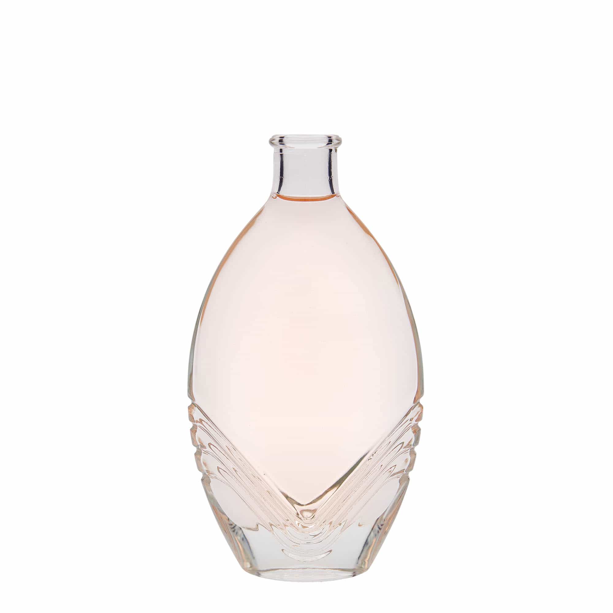 200 ml glasflaske 'Florence', oval, åbning: Kork