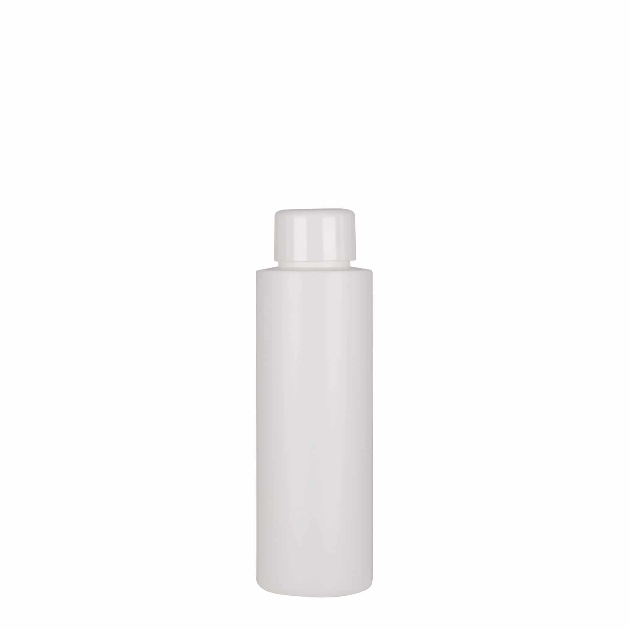 100 ml plastflaske 'Pipe', HDPE, hvid, åbning: GPI 24/410