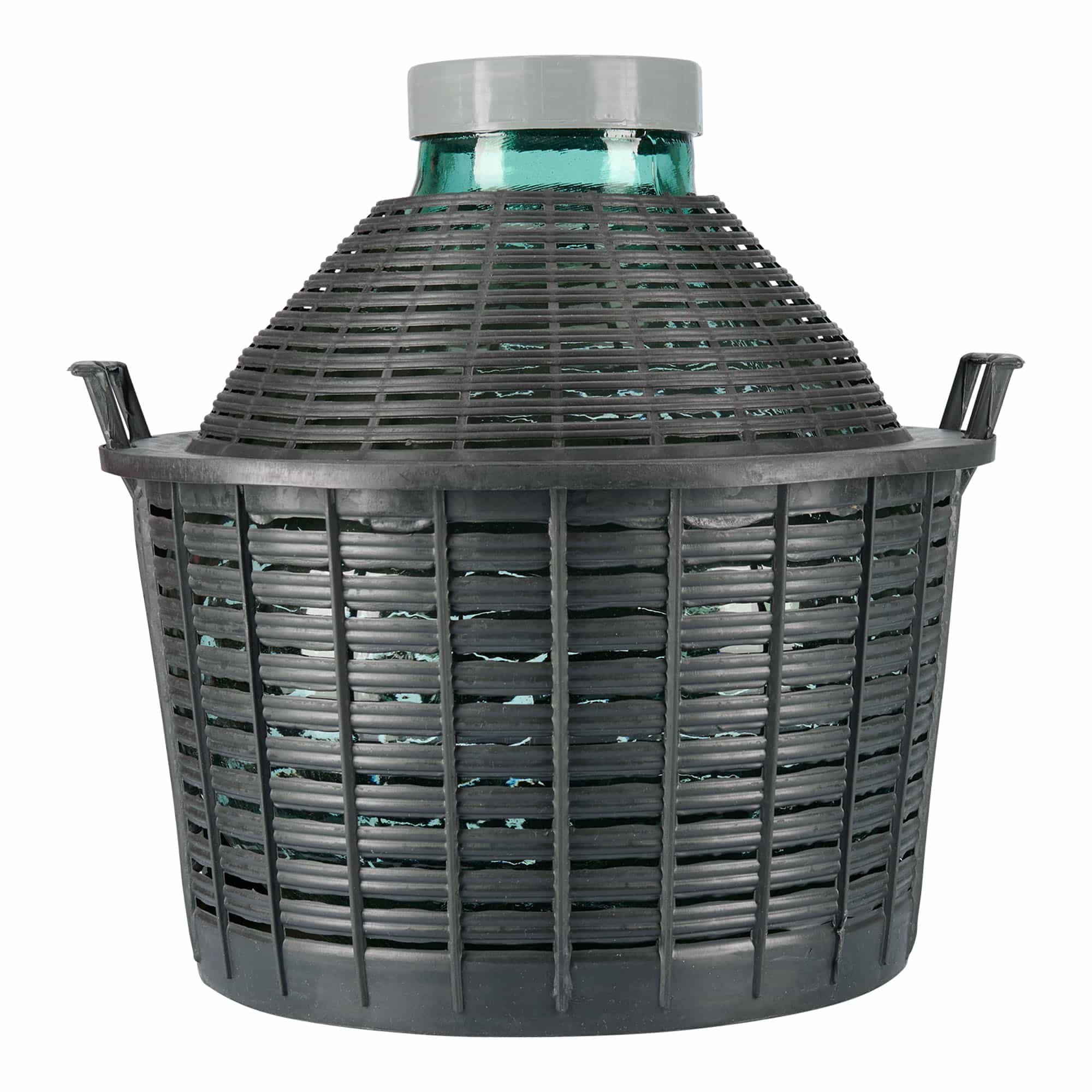 25 l ballonflaske med bred hals, glas, åbning: skruelåg