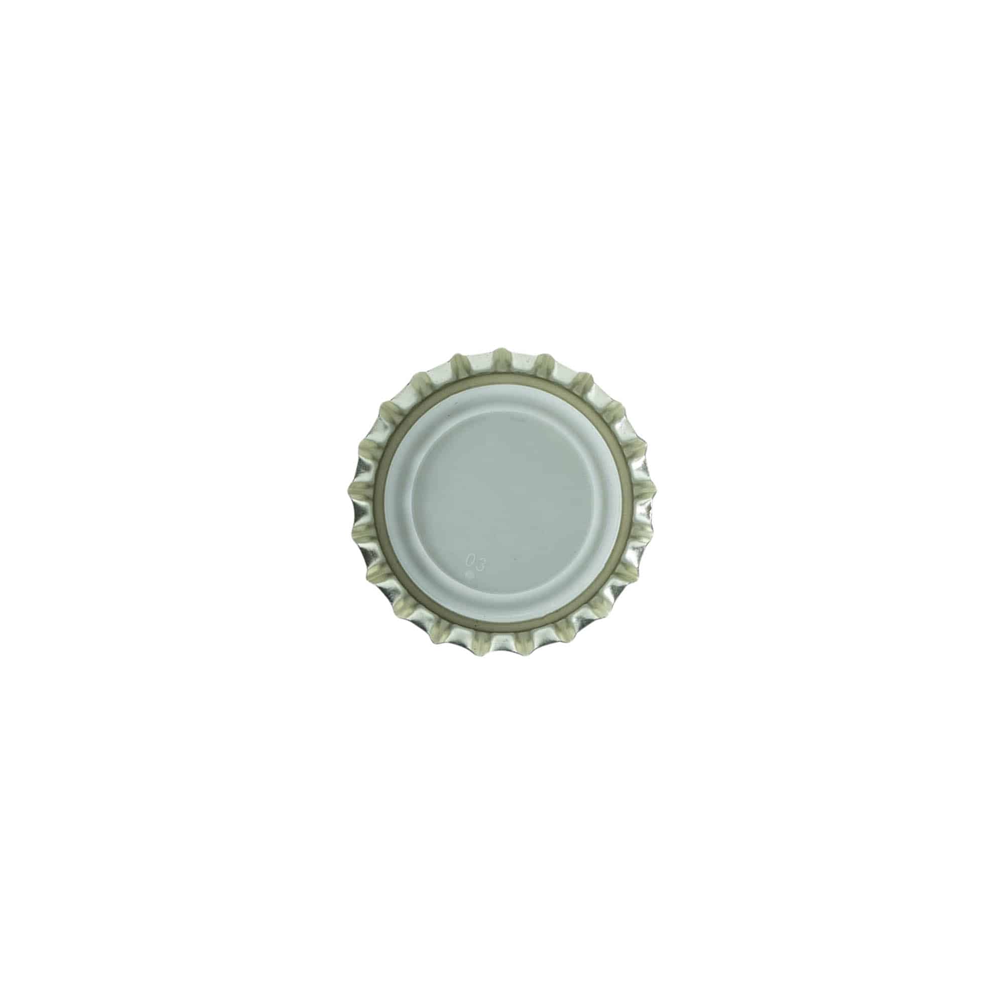 Flaskelåg 26 mm, metal, sort