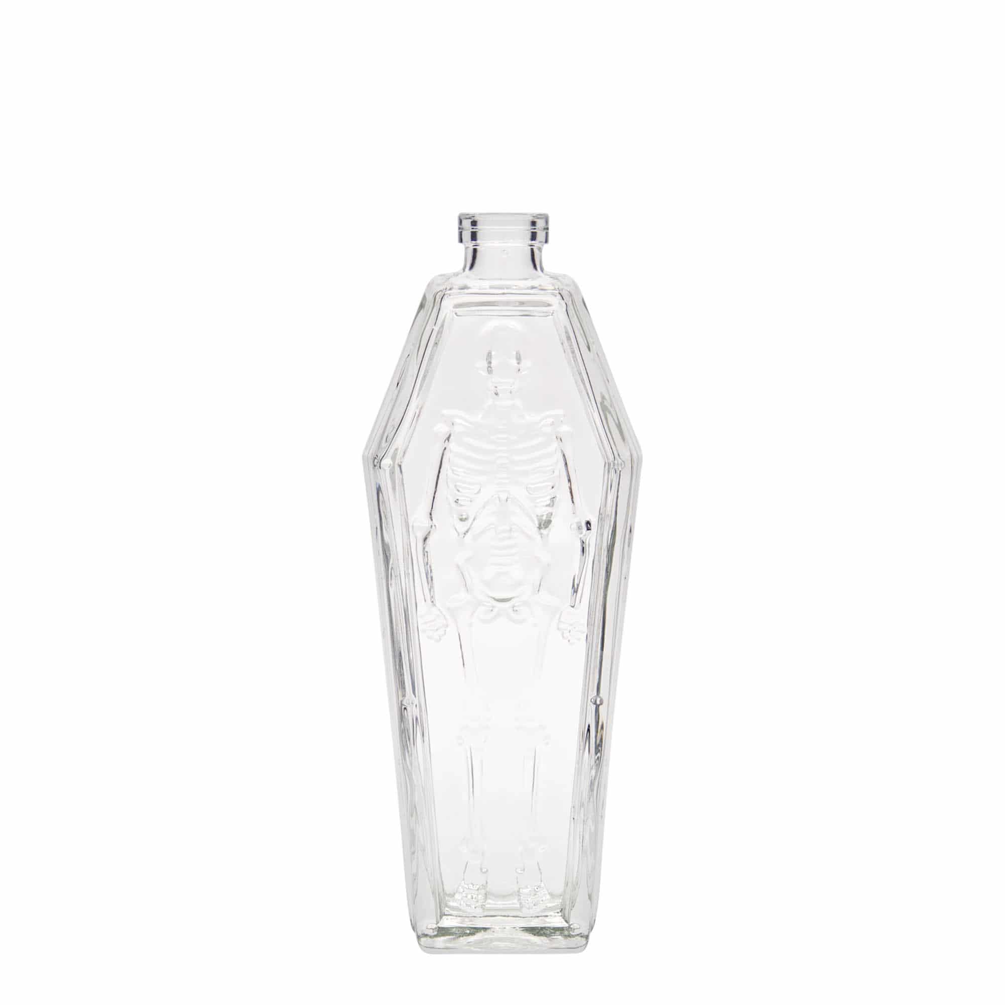 200 ml glasflaske 'Ligkiste', åbning: Kork