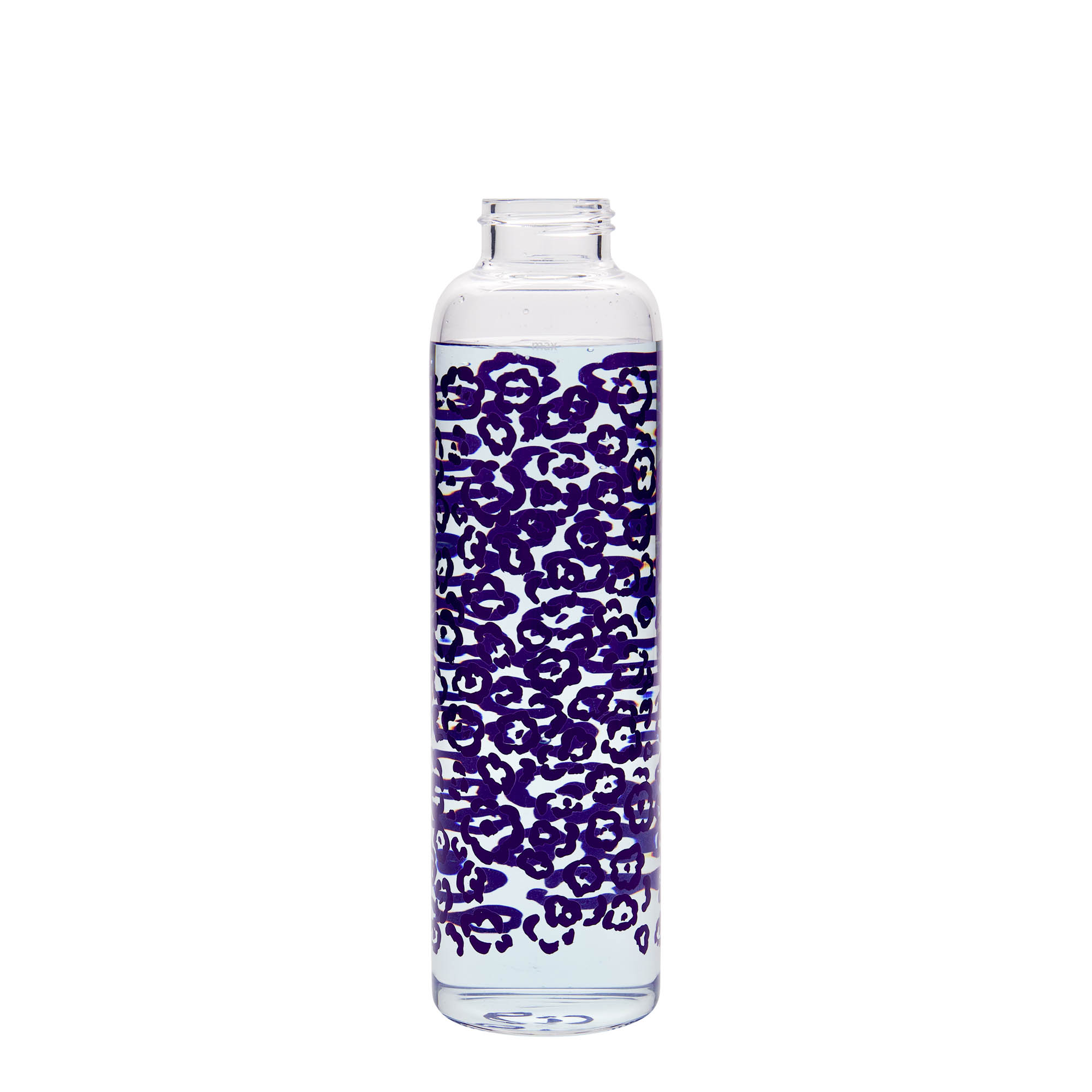 500 ml drikkeflaske 'Perseus - Lilla blomster', åbning: skruelåg