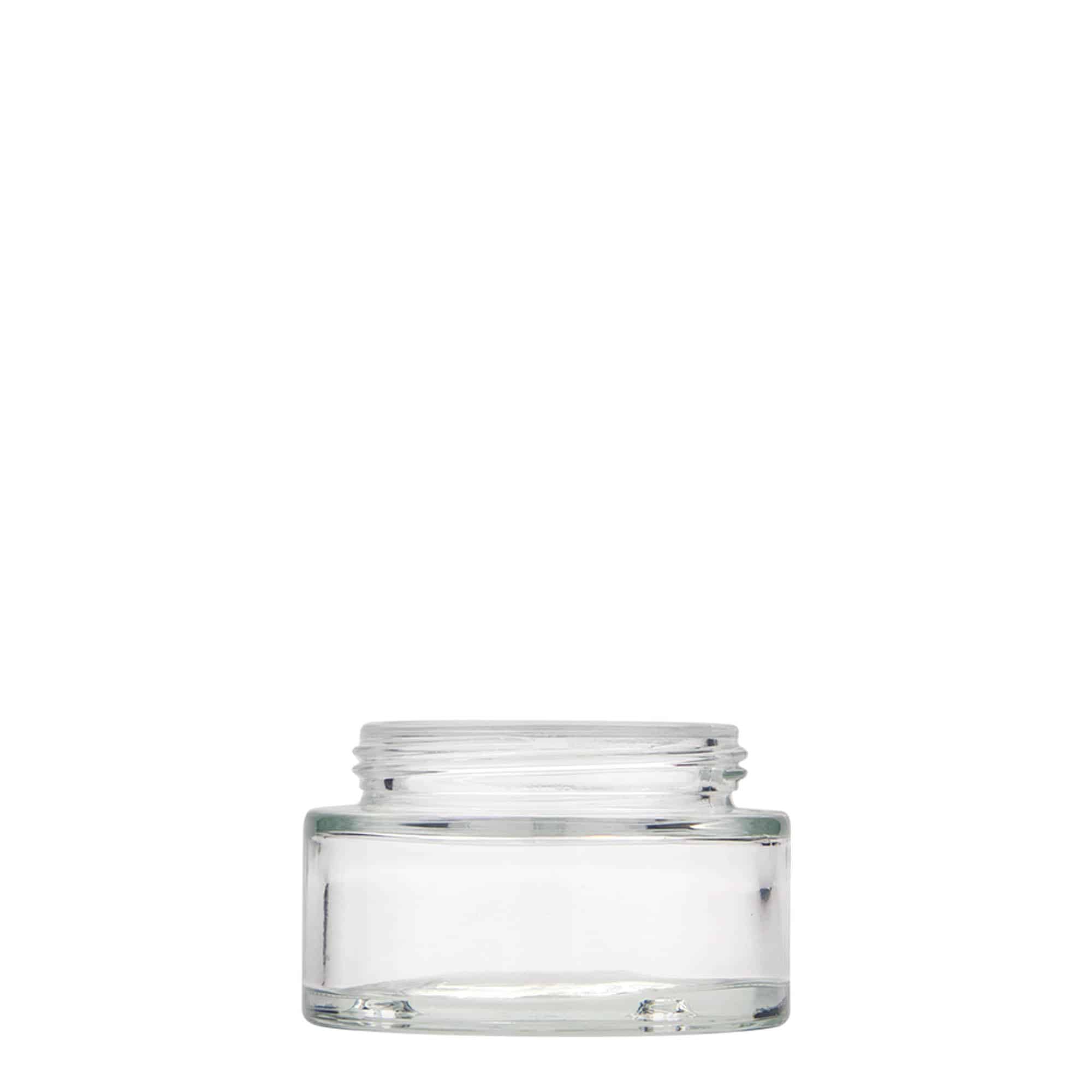 50 ml krukke 'Clear Edition', glas, åbning: skruelåg