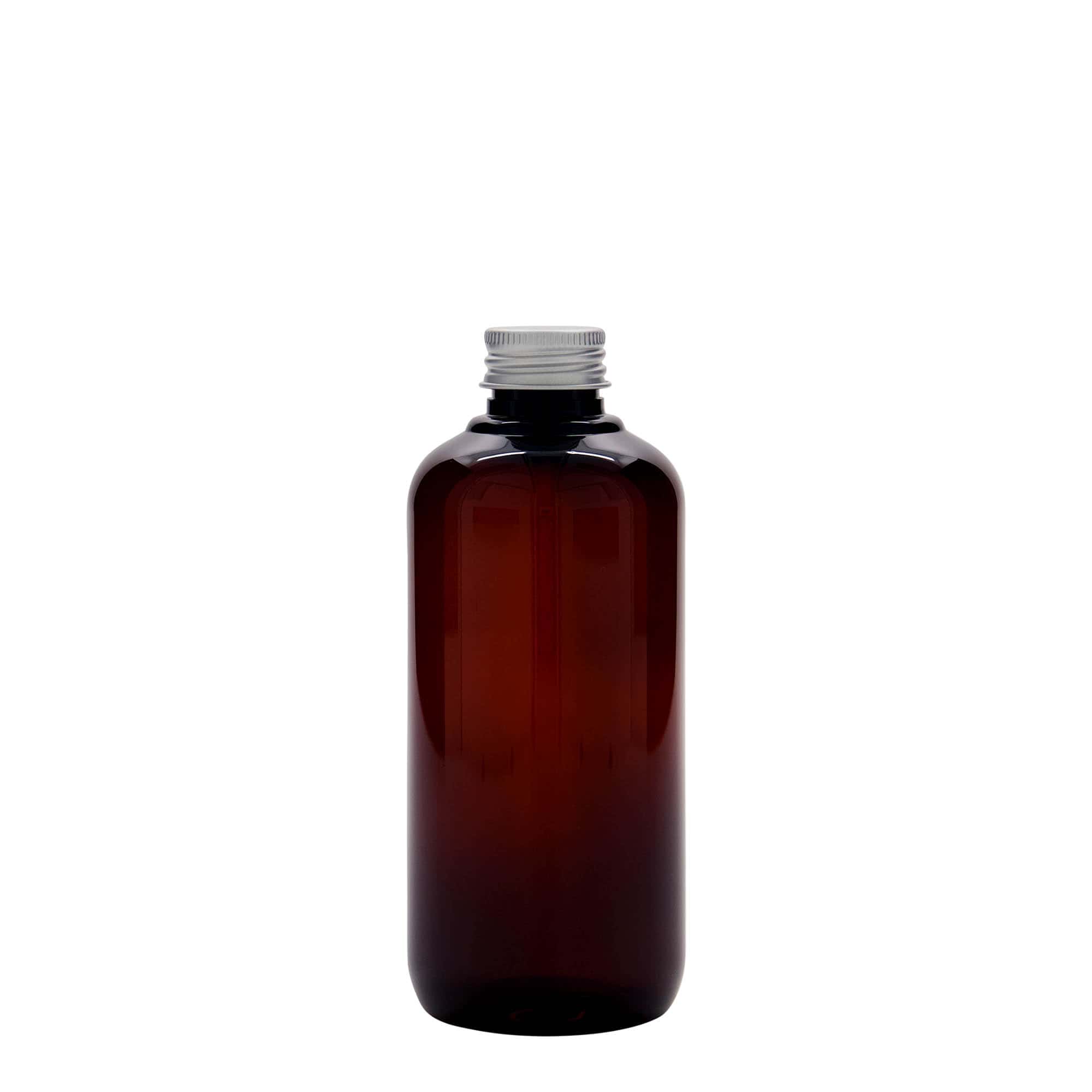 250 ml genbrugsplastflaske 'Victor's Best', PCR, brun, åbning: 24/410