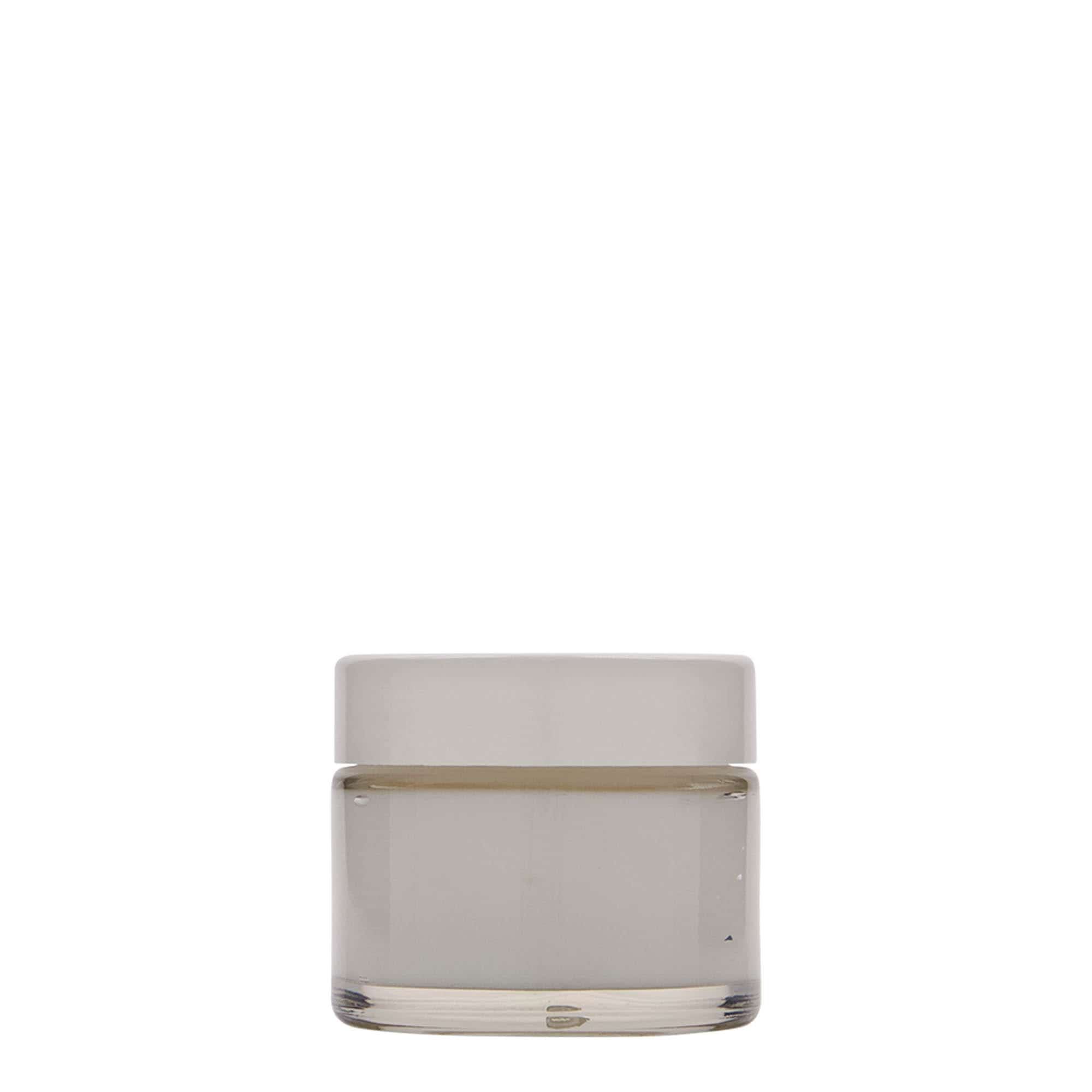 50 ml krukke 'Beauty', glas, åbning: skruelåg