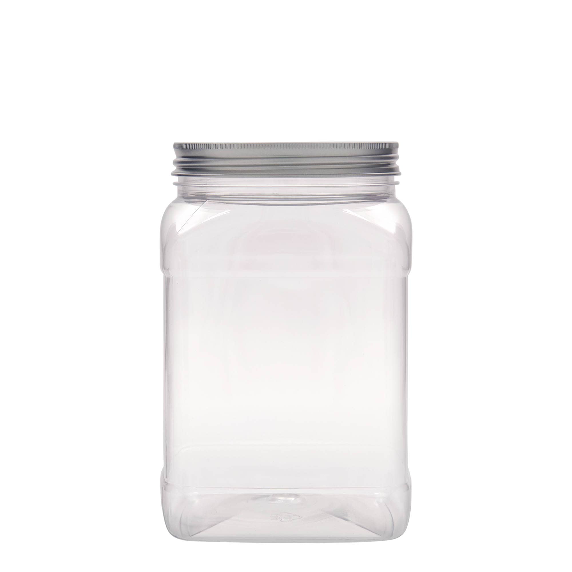1.500 ml PET-dåse 'Dana', kvadratisk, plast, åbning: 100/400