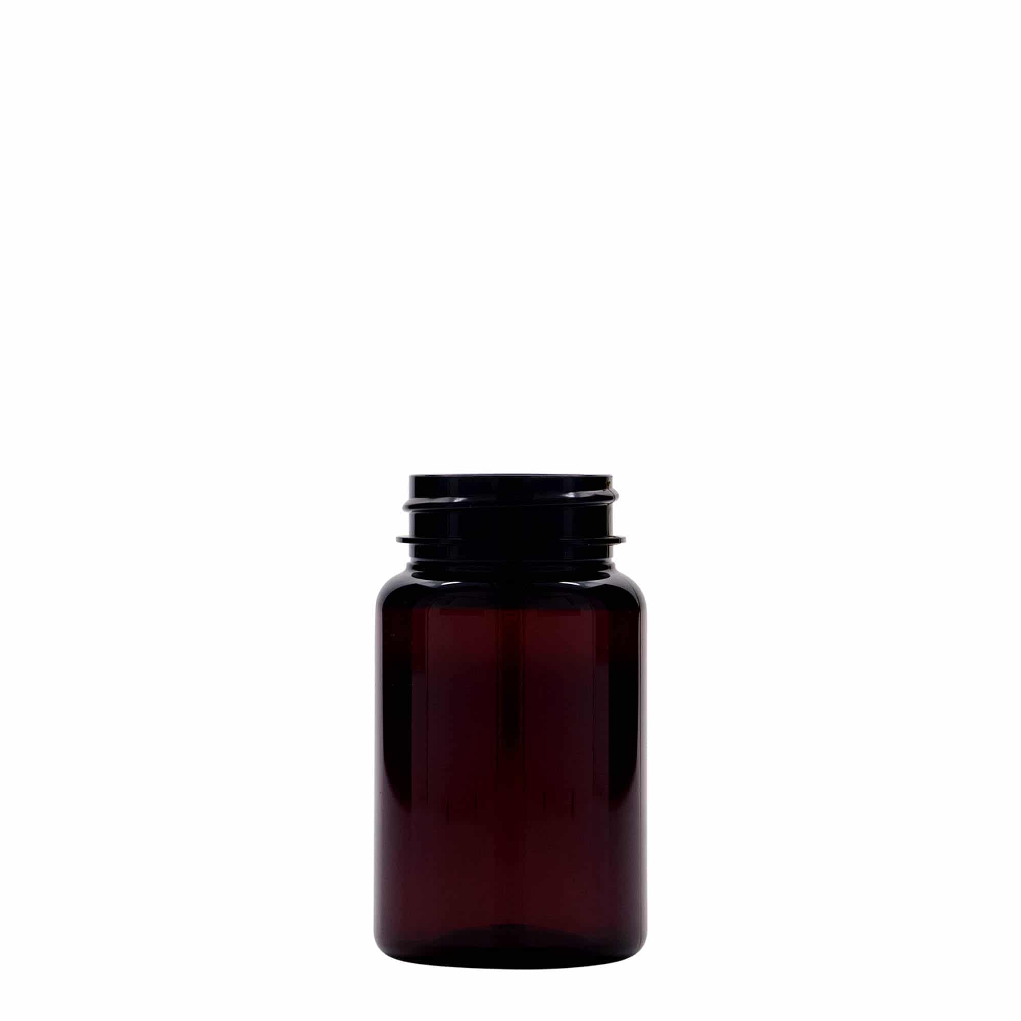 75 ml PET-packer, plast, brun, åbning: GPI 38/400