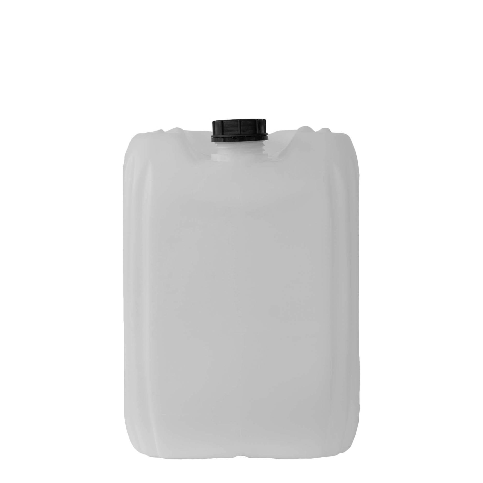 30 l dunk, rektangulær, HDPE-plast, natur, åbning: ND 60 30 l dunk, rektangulær, HDPE-plast, natur, åbning: ND 60