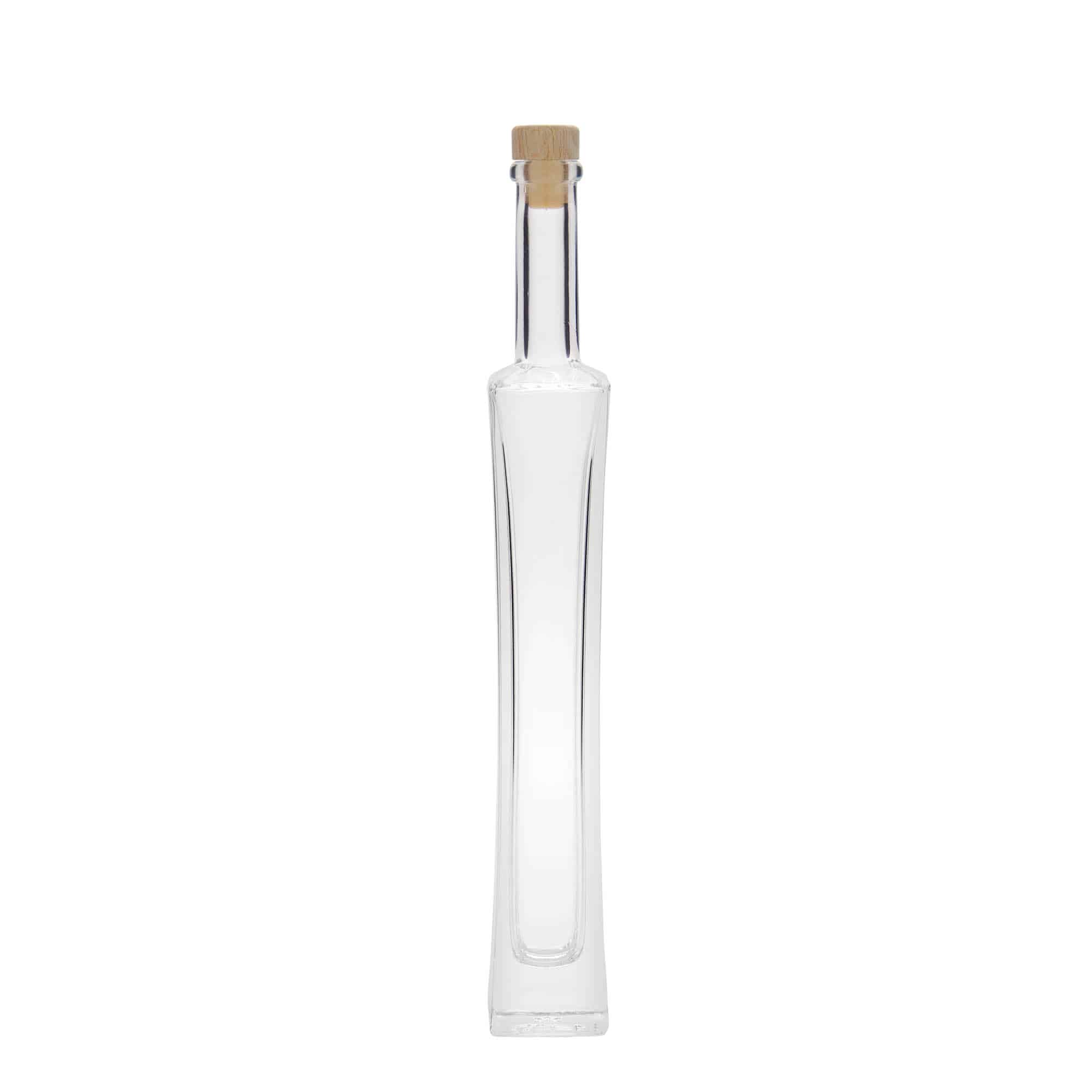 100 ml glasflaske 'Koko', firkantet, åbning: kork