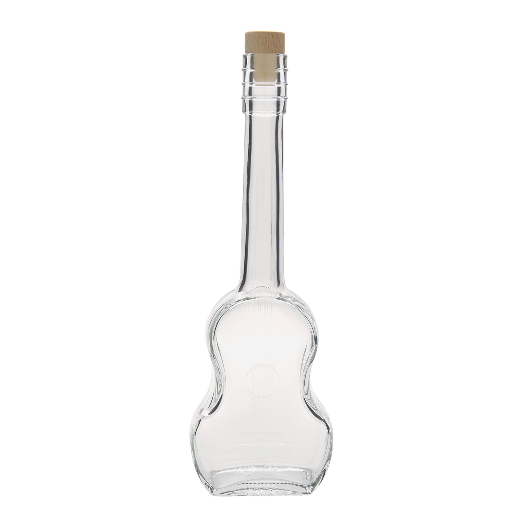 500 ml glasflaske 'Guitar', åbning: kork 500 ml glasflaske 'Guitar', åbning: kork