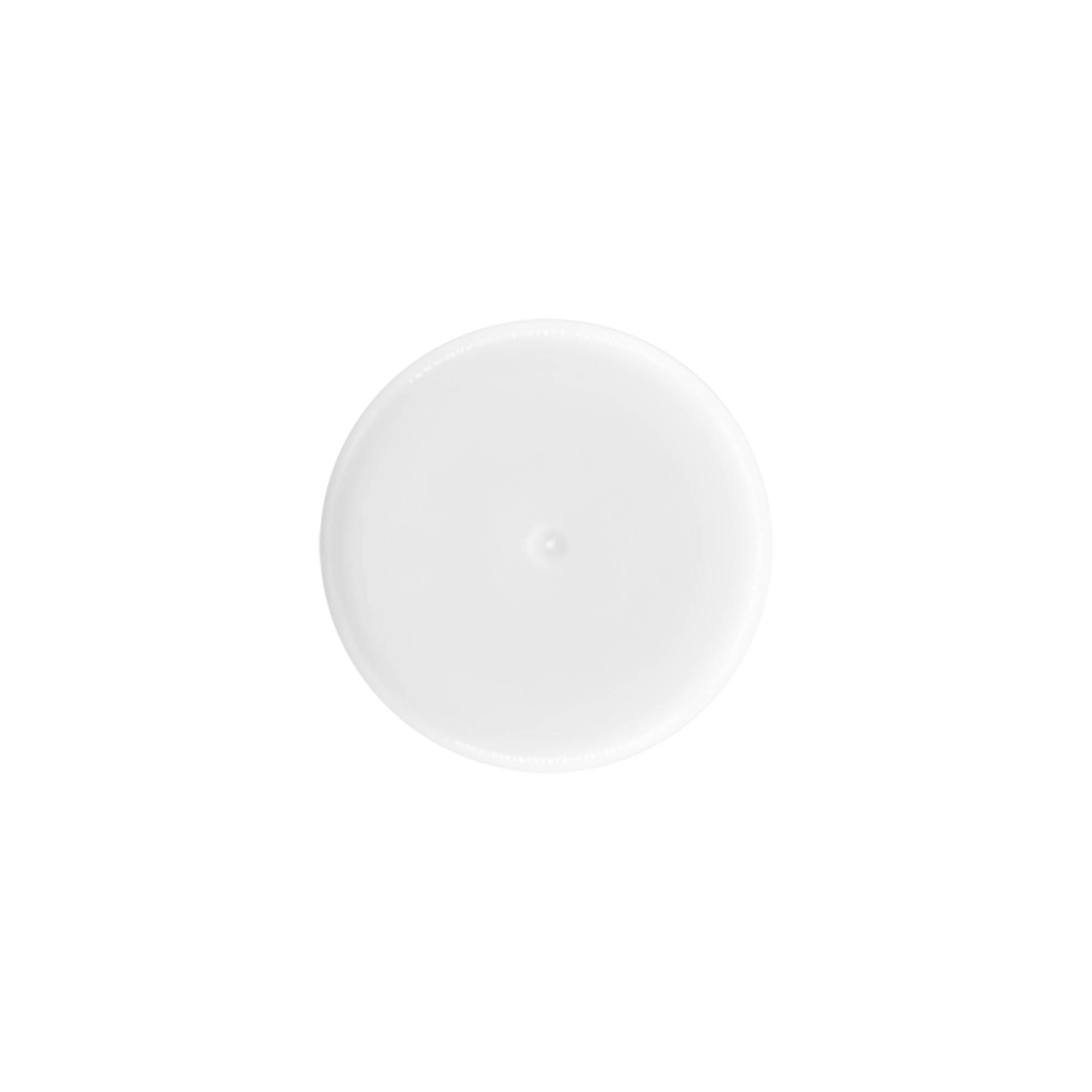 Kappe til 50 ml roll-on-flaske, PP-plast, hvid, til tud: skruelåg Kappe til 50 ml roll-on-flaske, PP-plast, hvid, til tud: skruelåg
