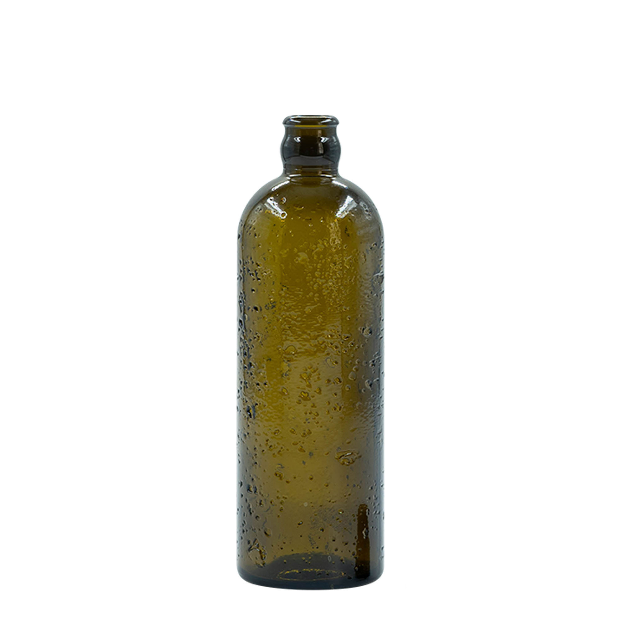 500 ml Wildly Crafted glasflaske »Bobber Jr«, brun, åbning: kork
